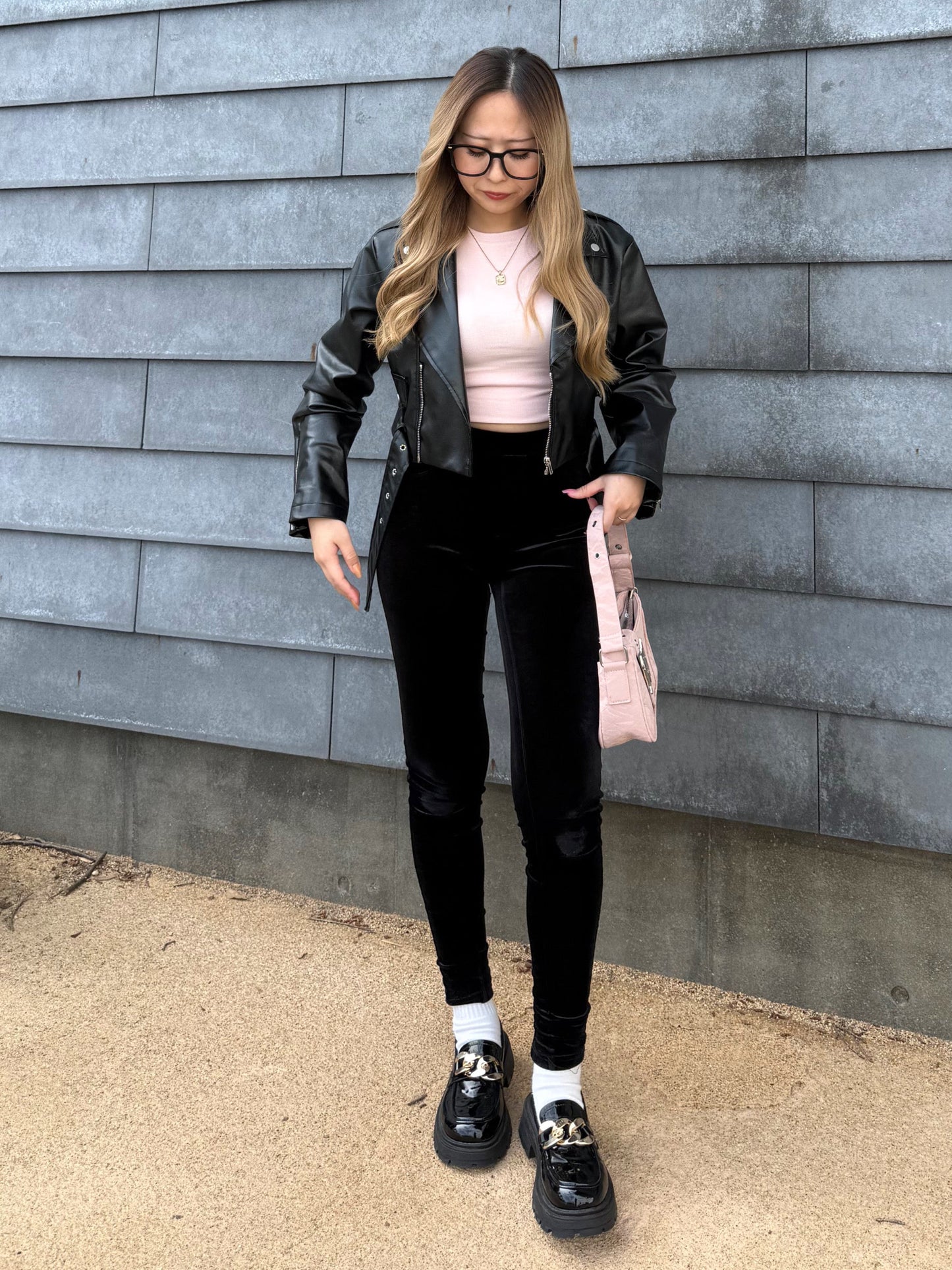 ピンクロゴハンドバッグ DPB73590