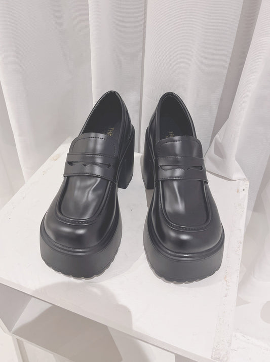 厚底シンプルローファー CPA33058