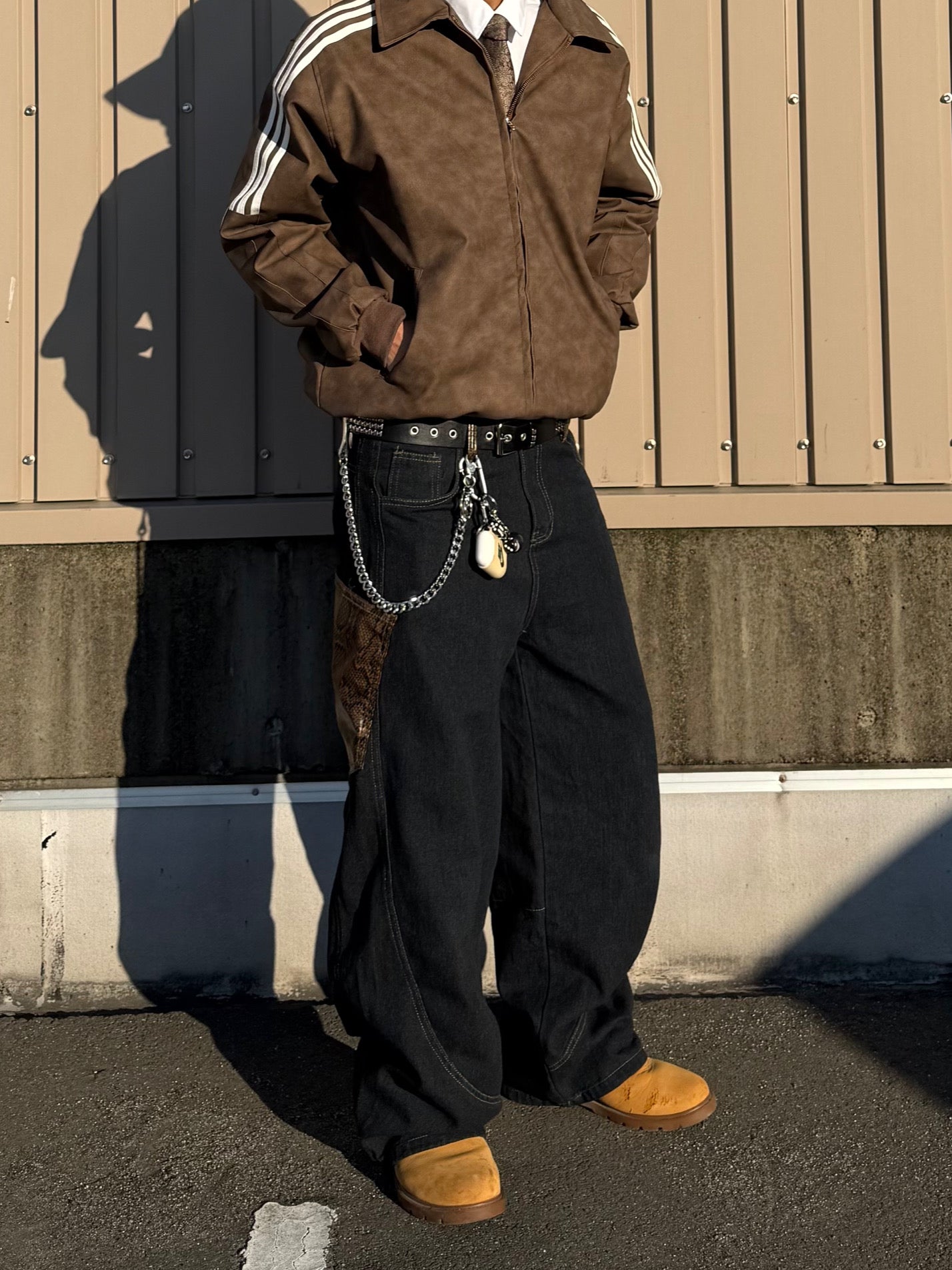 ポケットレオパードデニムパンツ DPB90059