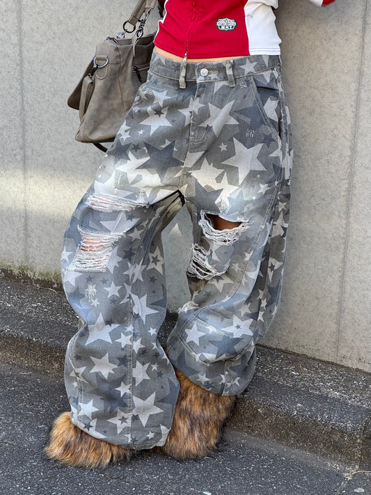 スターダメージデニムパンツ DPB86202