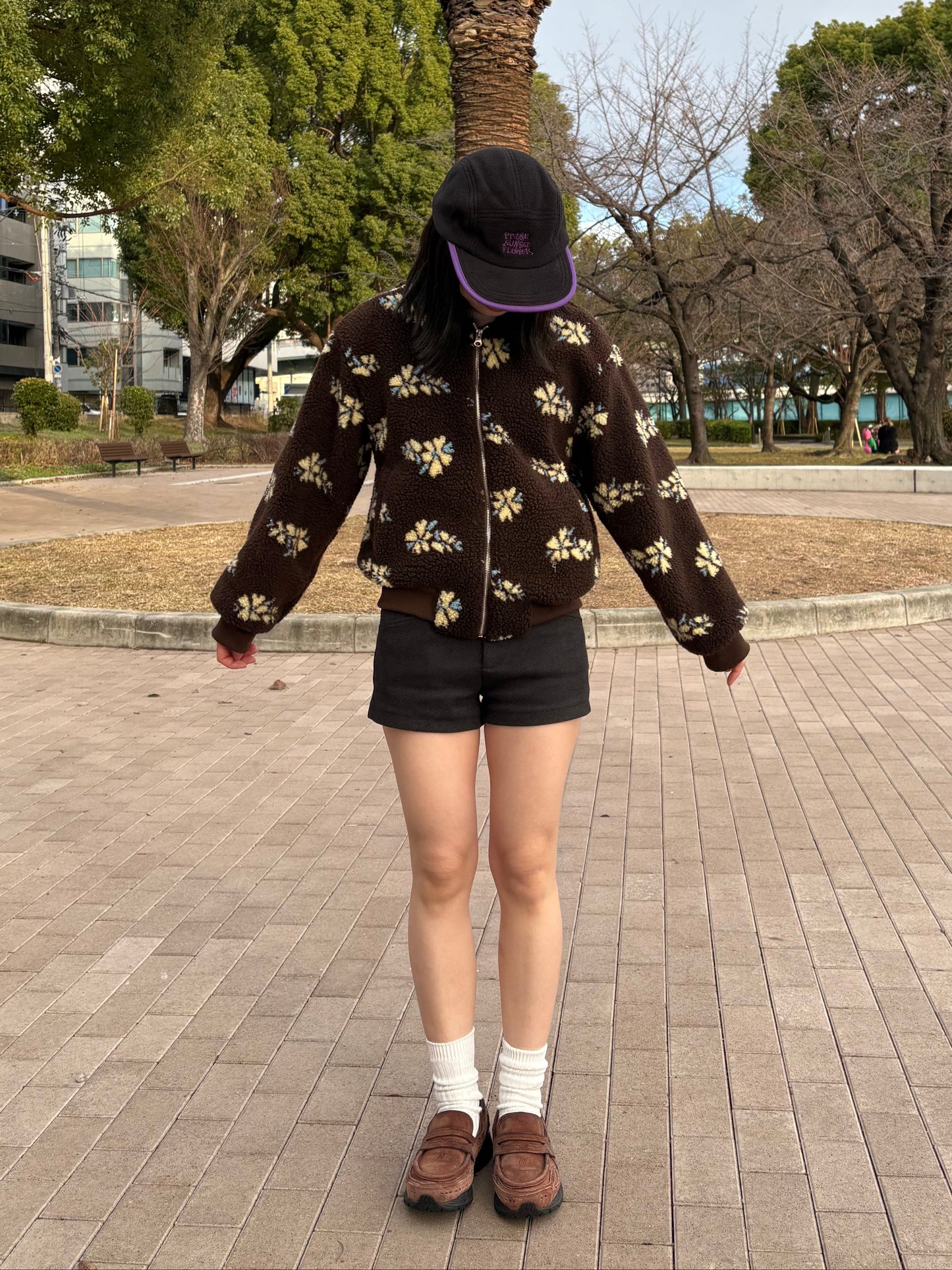 グレージュショートパンツ DPB99035