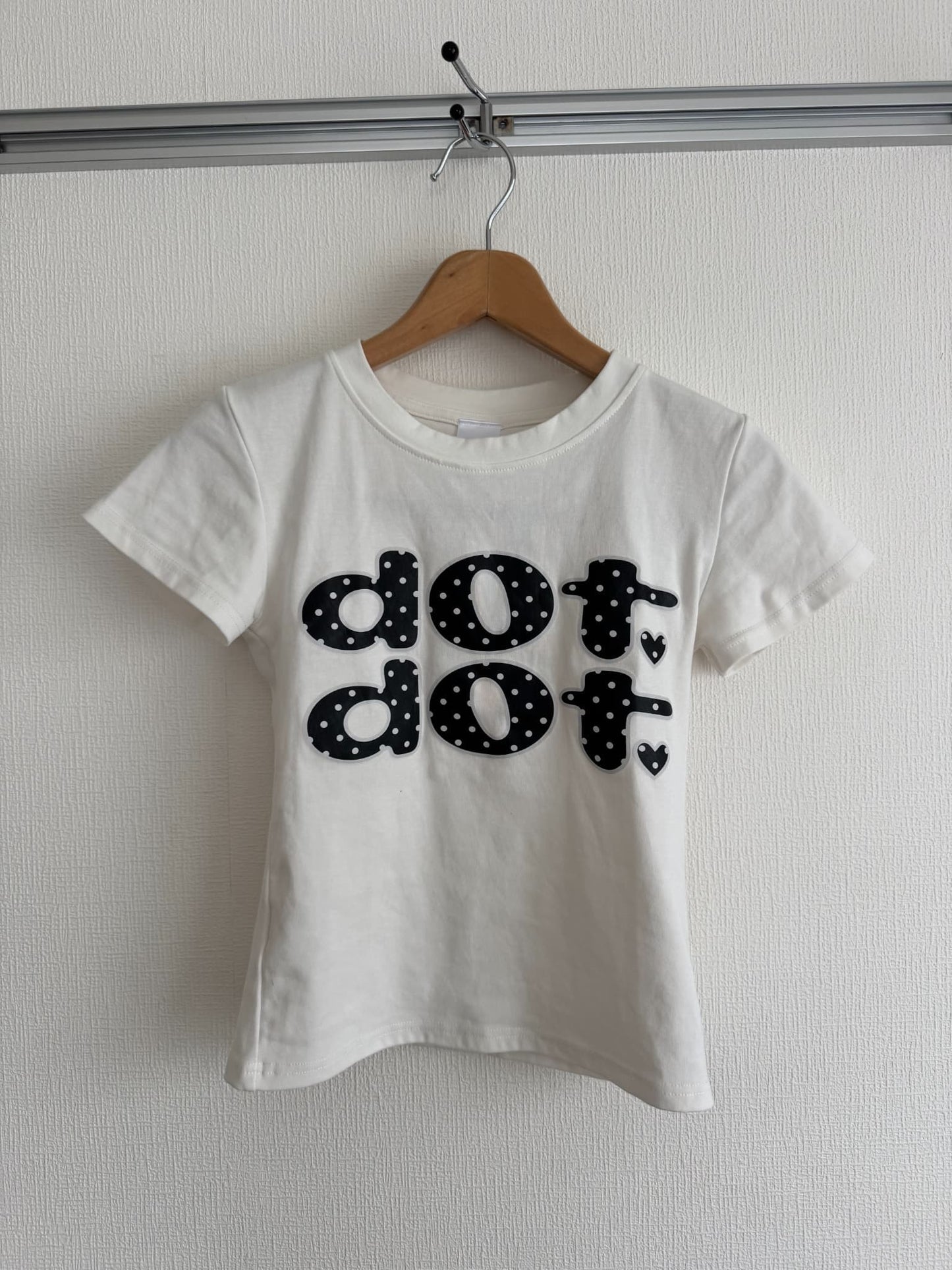 ドットレタリングミニTシャツ DPC07043