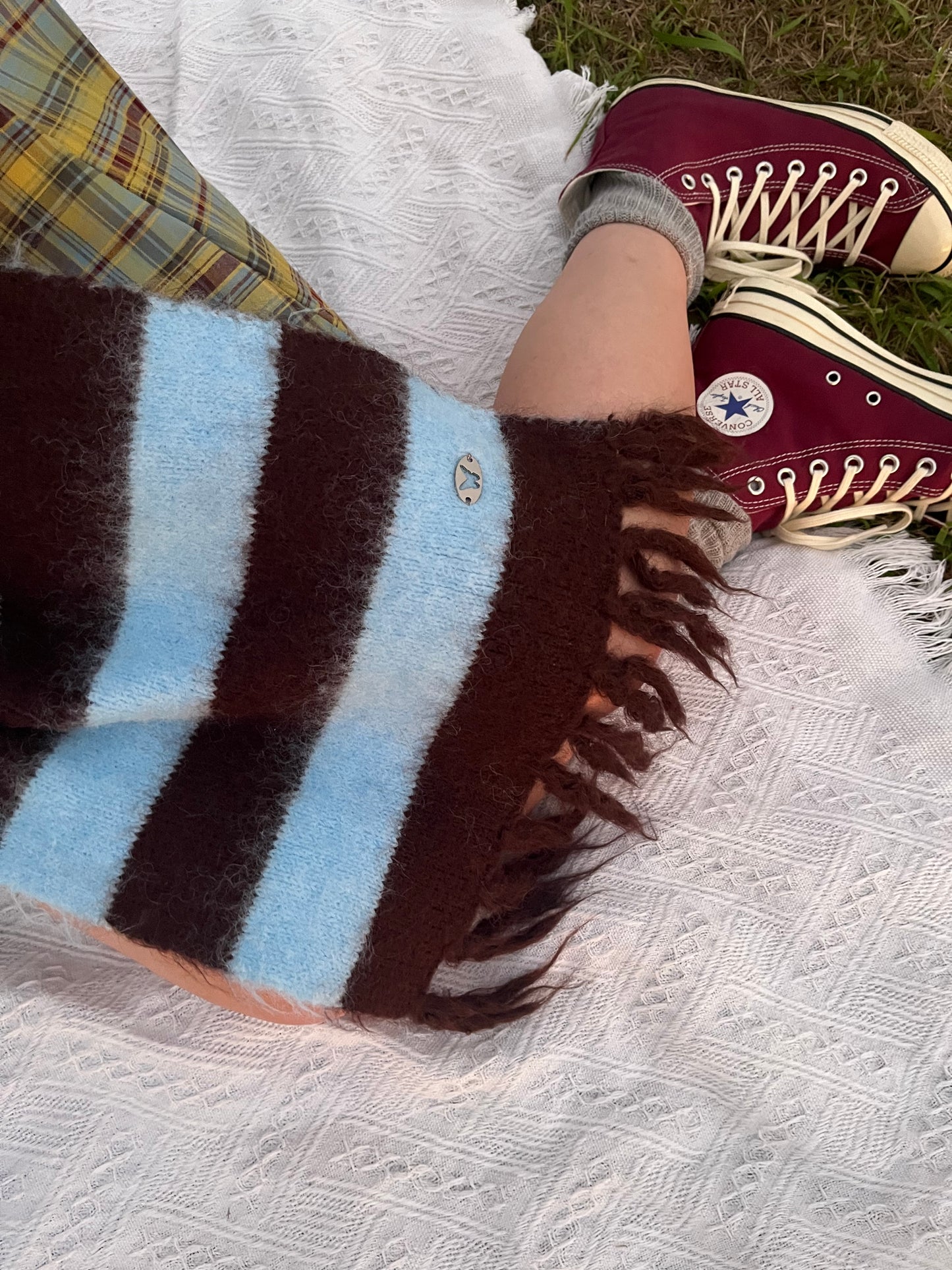 ボーダーマフラー DPB95018