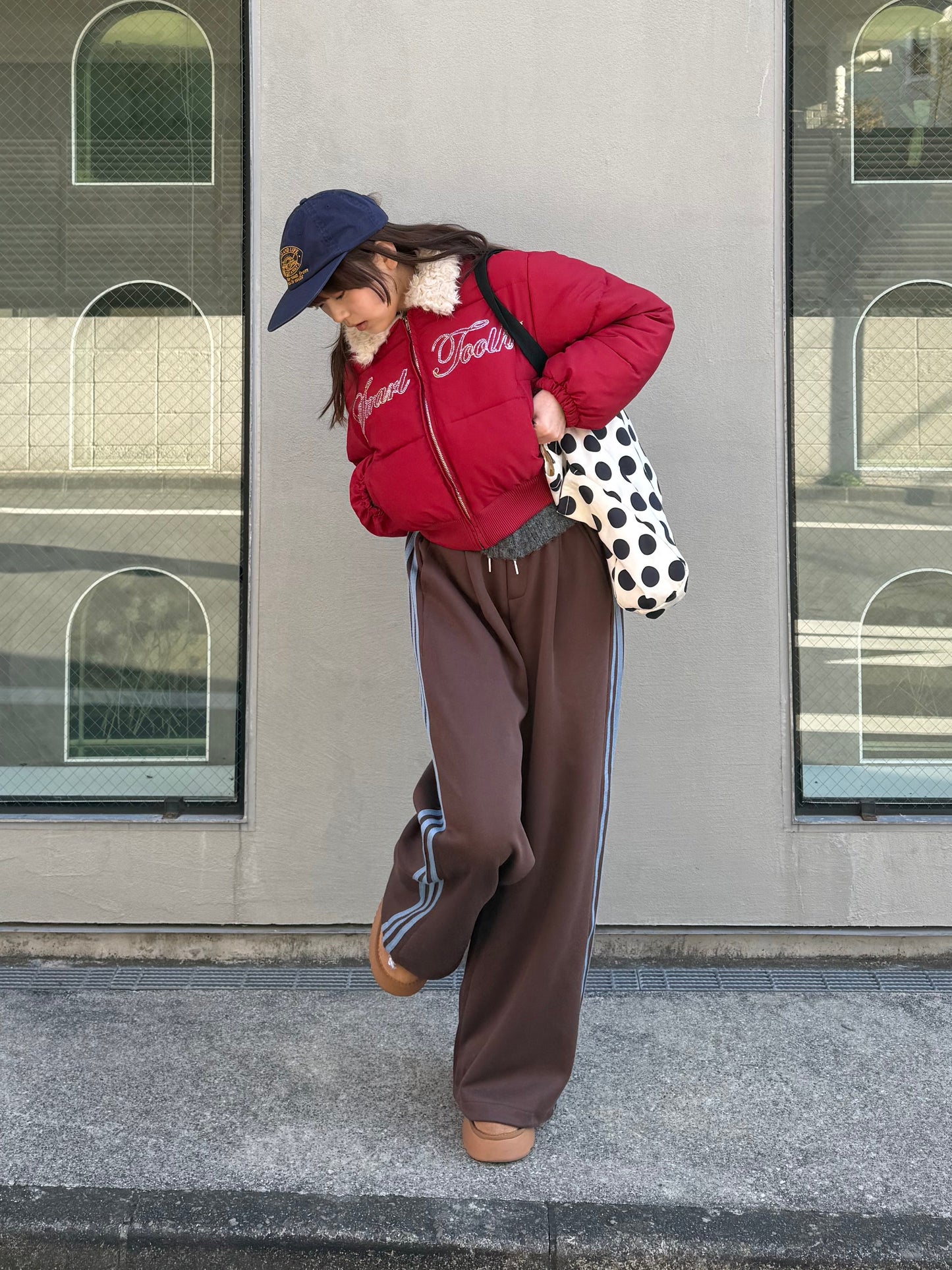 サイドラインバイカラーパンツ DPB91103