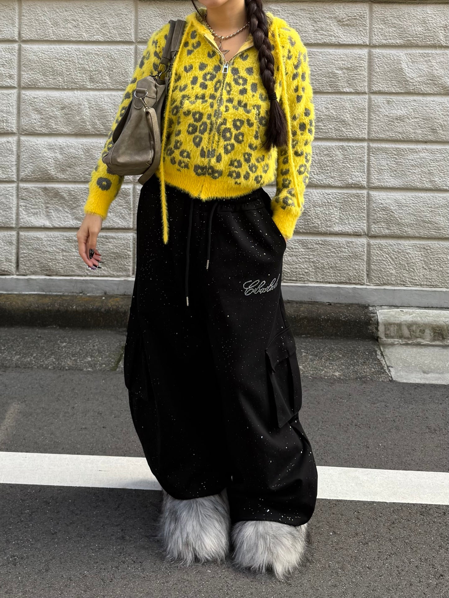 ラメカーゴスウェットパンツ DPB86111