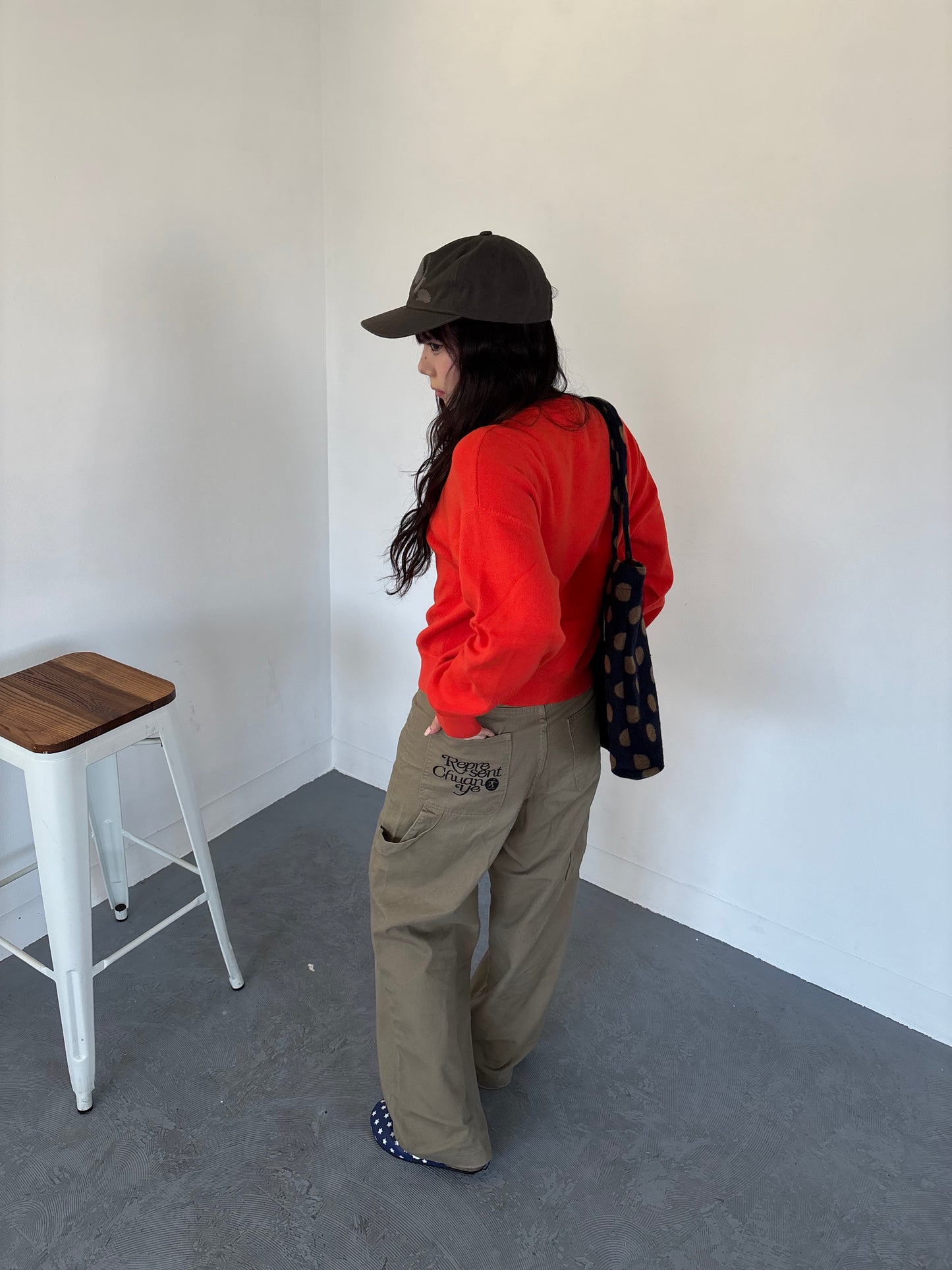 バッグロゴカーゴパンツ DPB89031