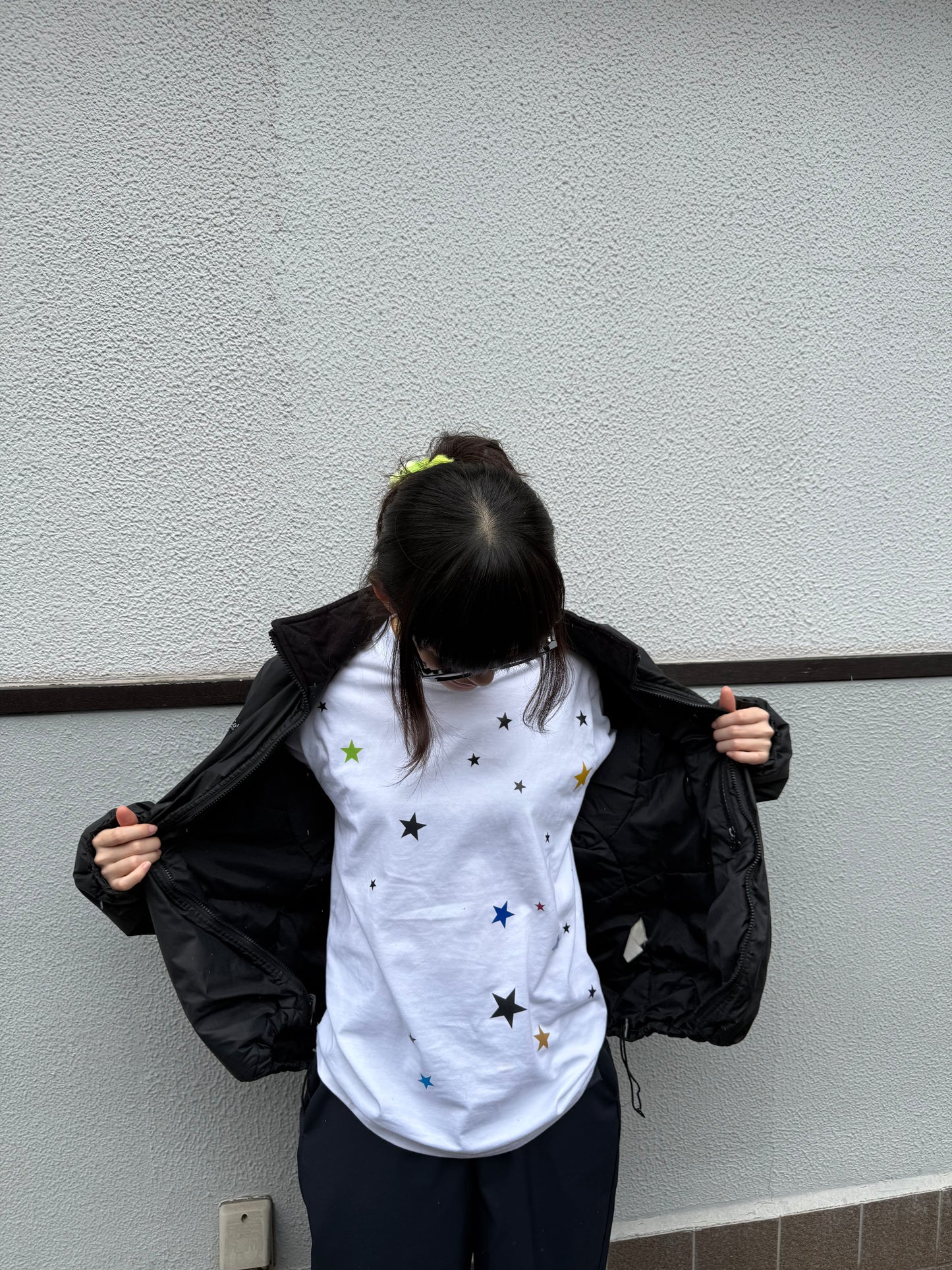 スタープリントロングTシャツ DPA43781