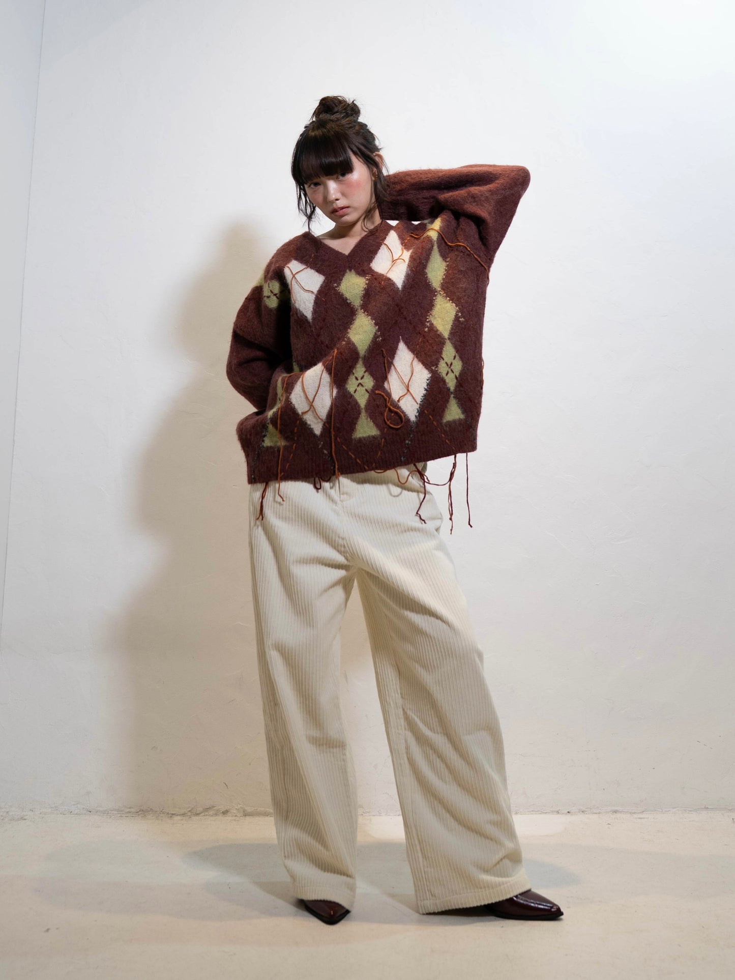 コーデュロイワイドパンツ DPC02008