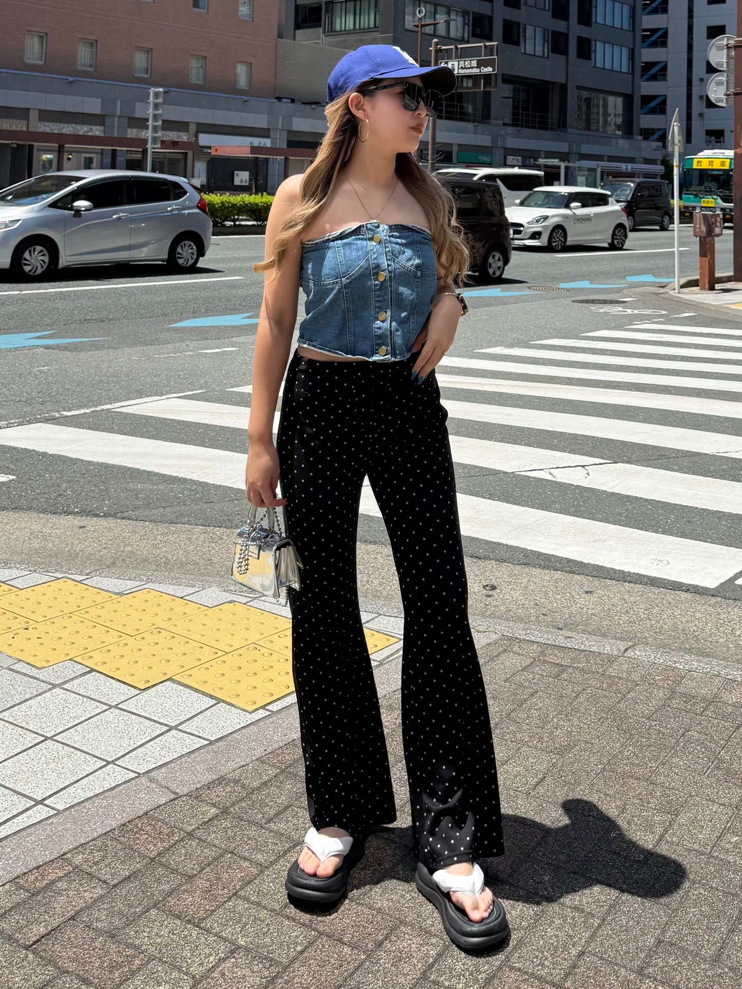 ドットフレアパンツ DPB73628