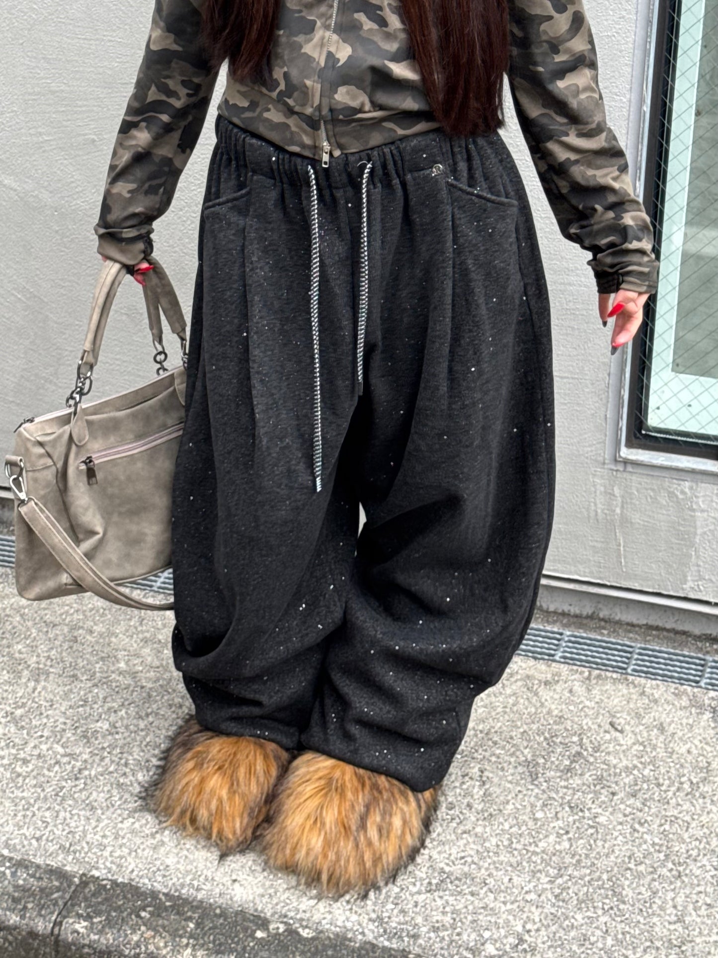 ルーズラメバルーンパンツ DPB86177