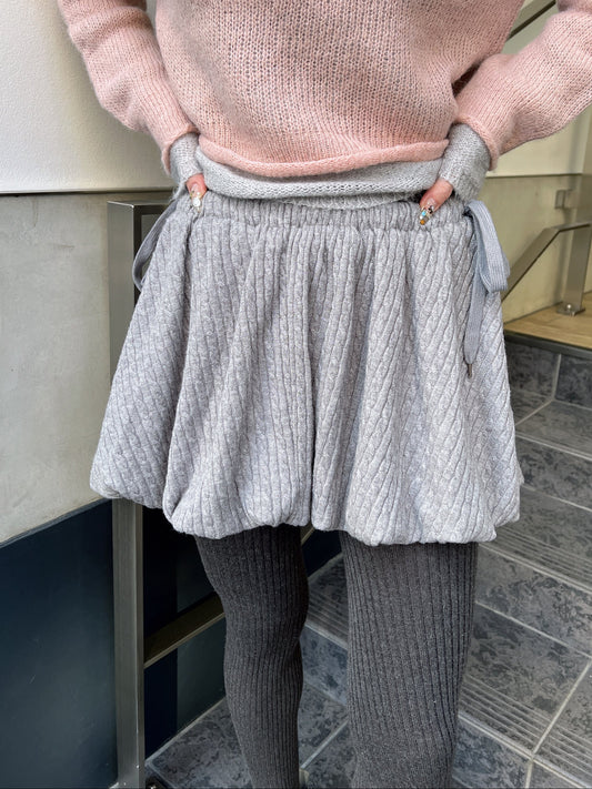 ニットバルーンミニスカート DPB79238