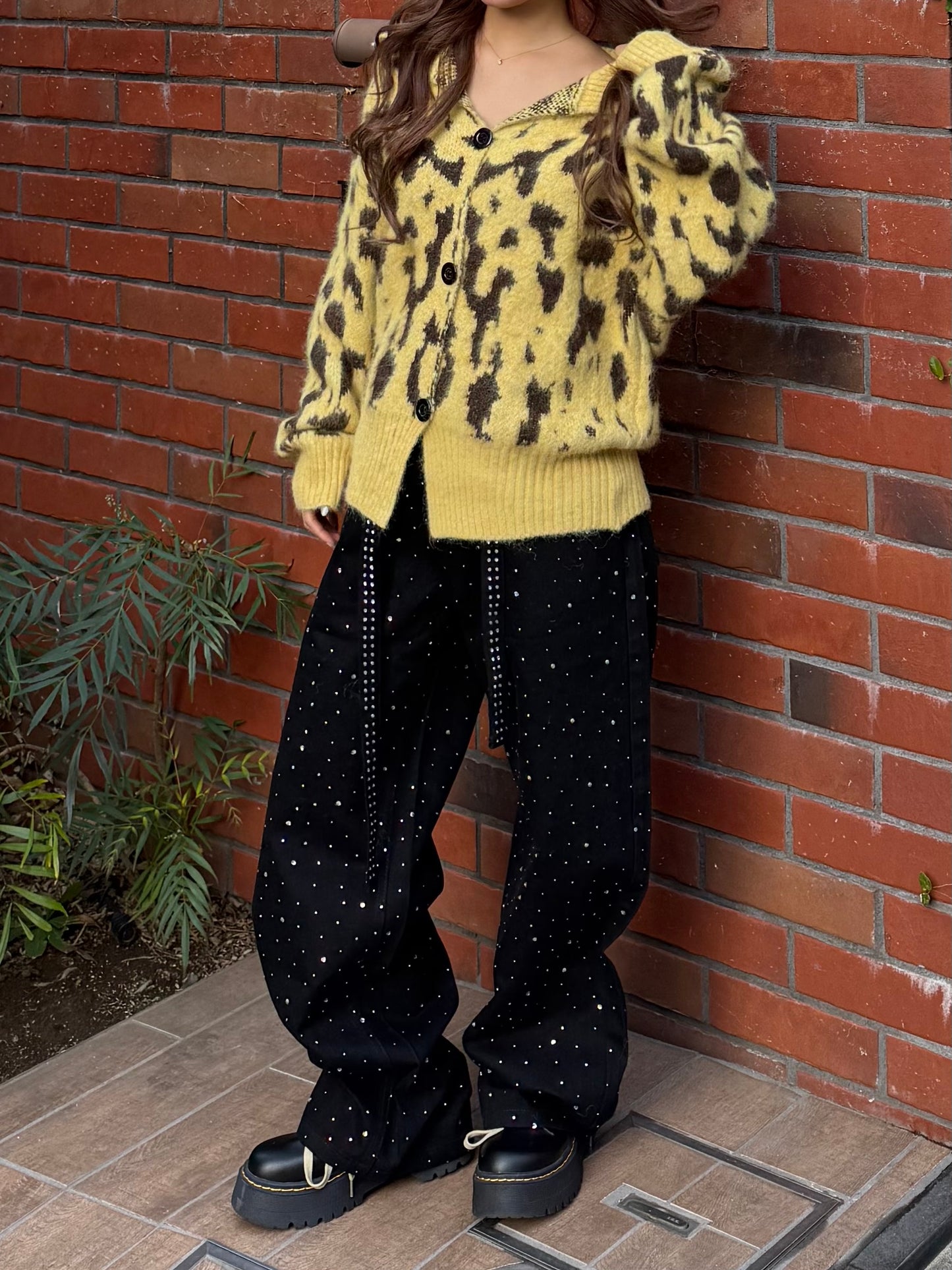 レオパードハイネックカーディガン DPB86181