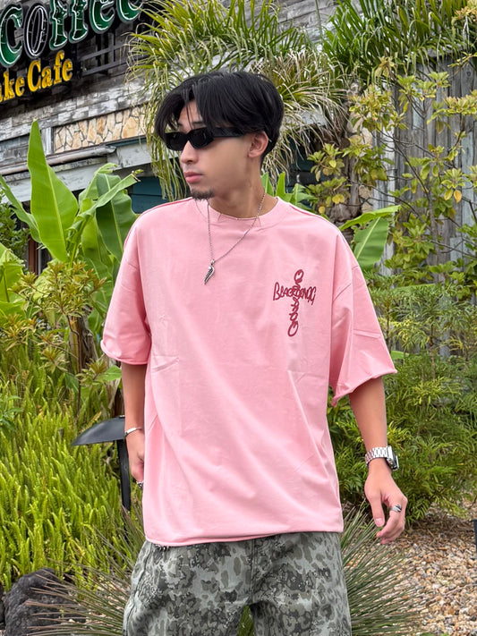 フォームプリントバックロゴTシャツ DPB90223