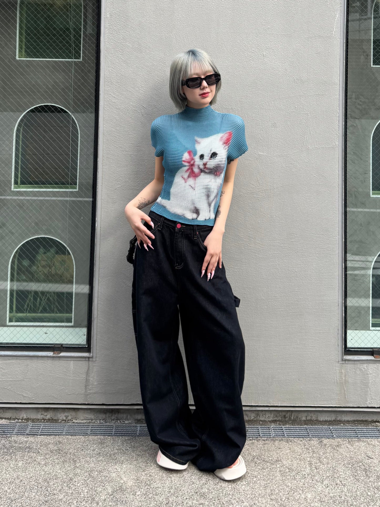 【即納】ハートポケットデニムパンツ DPB91173S