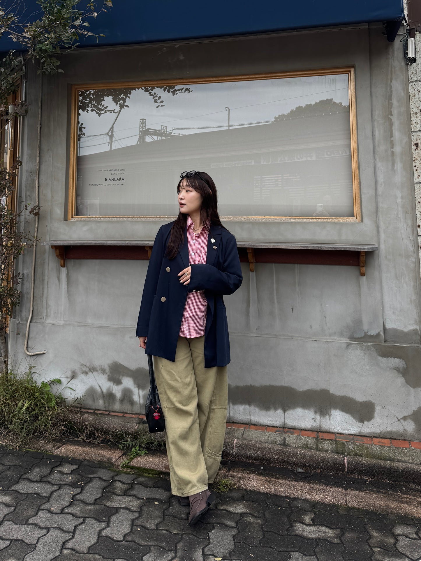 ワイドデザインチノパンツ DPB78202