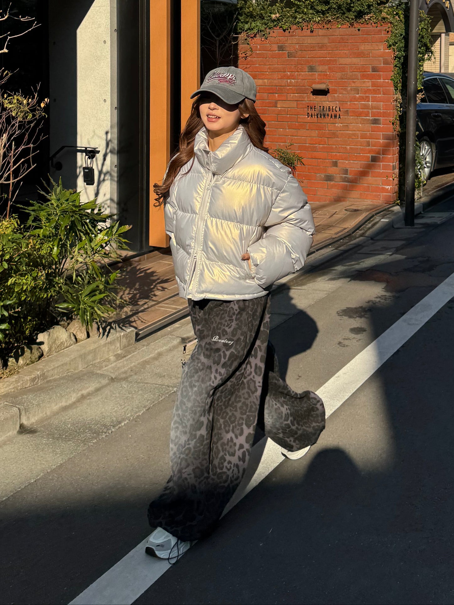 ウォッシュドレオパードスウェットパンツ DPB86171