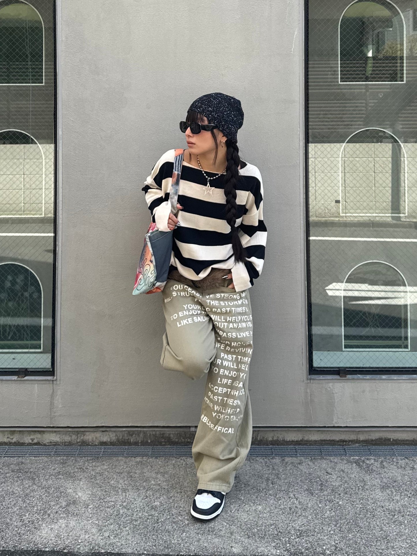 レタリングデザインパンツ DPB86149