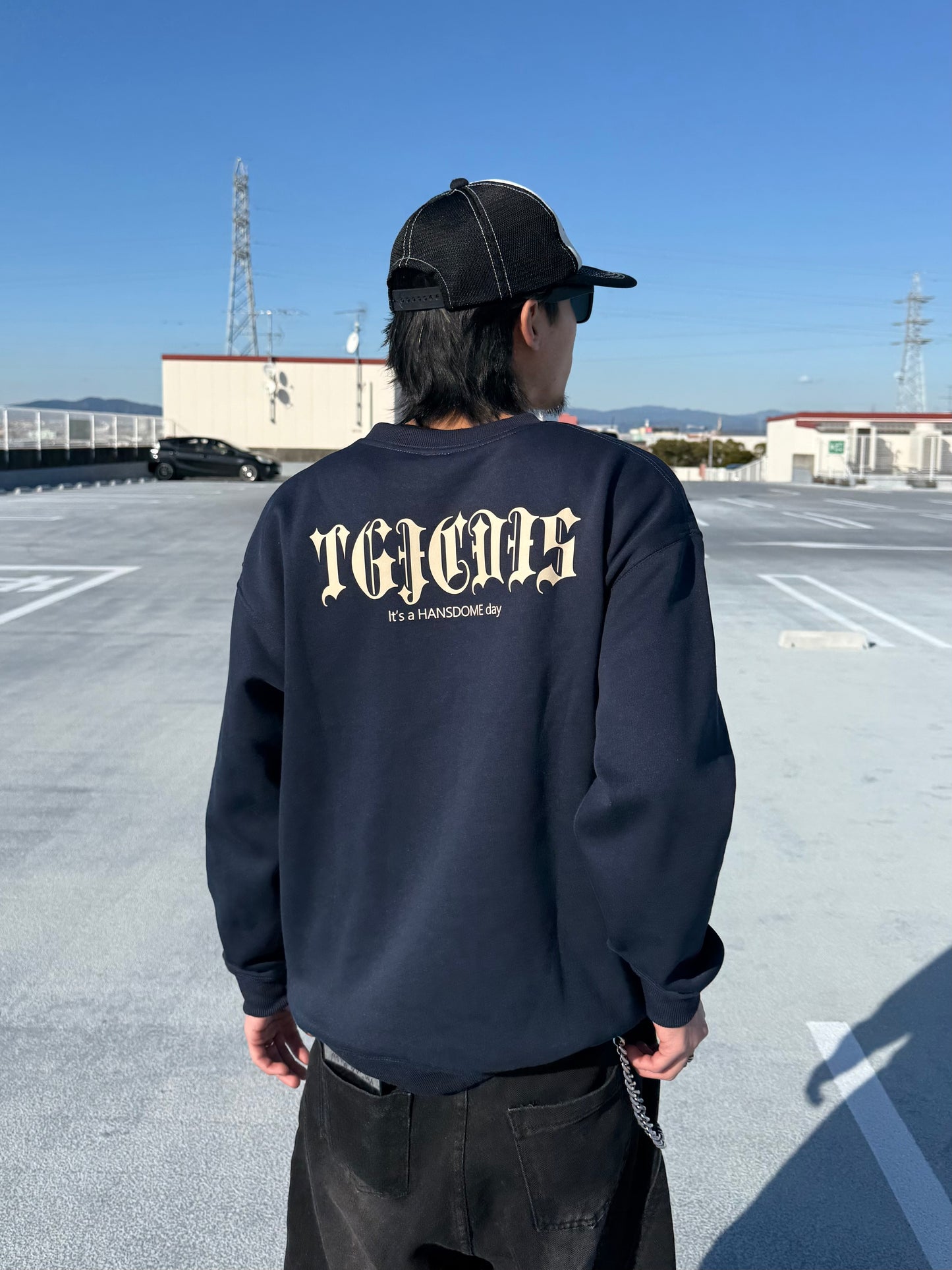 ユニセックスロゴスウェット DPB73563