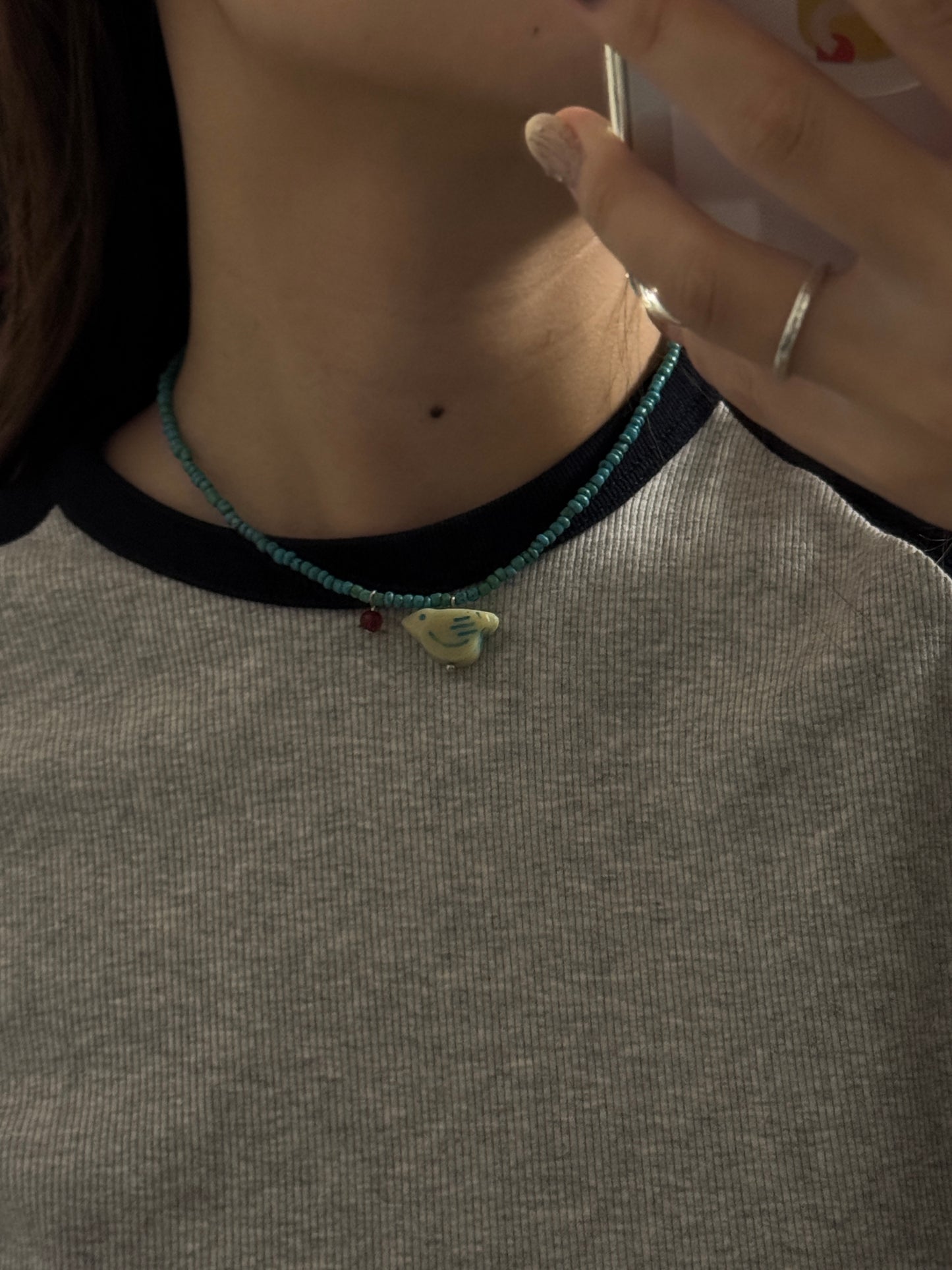 モチーフビーズネックレス DPB78178