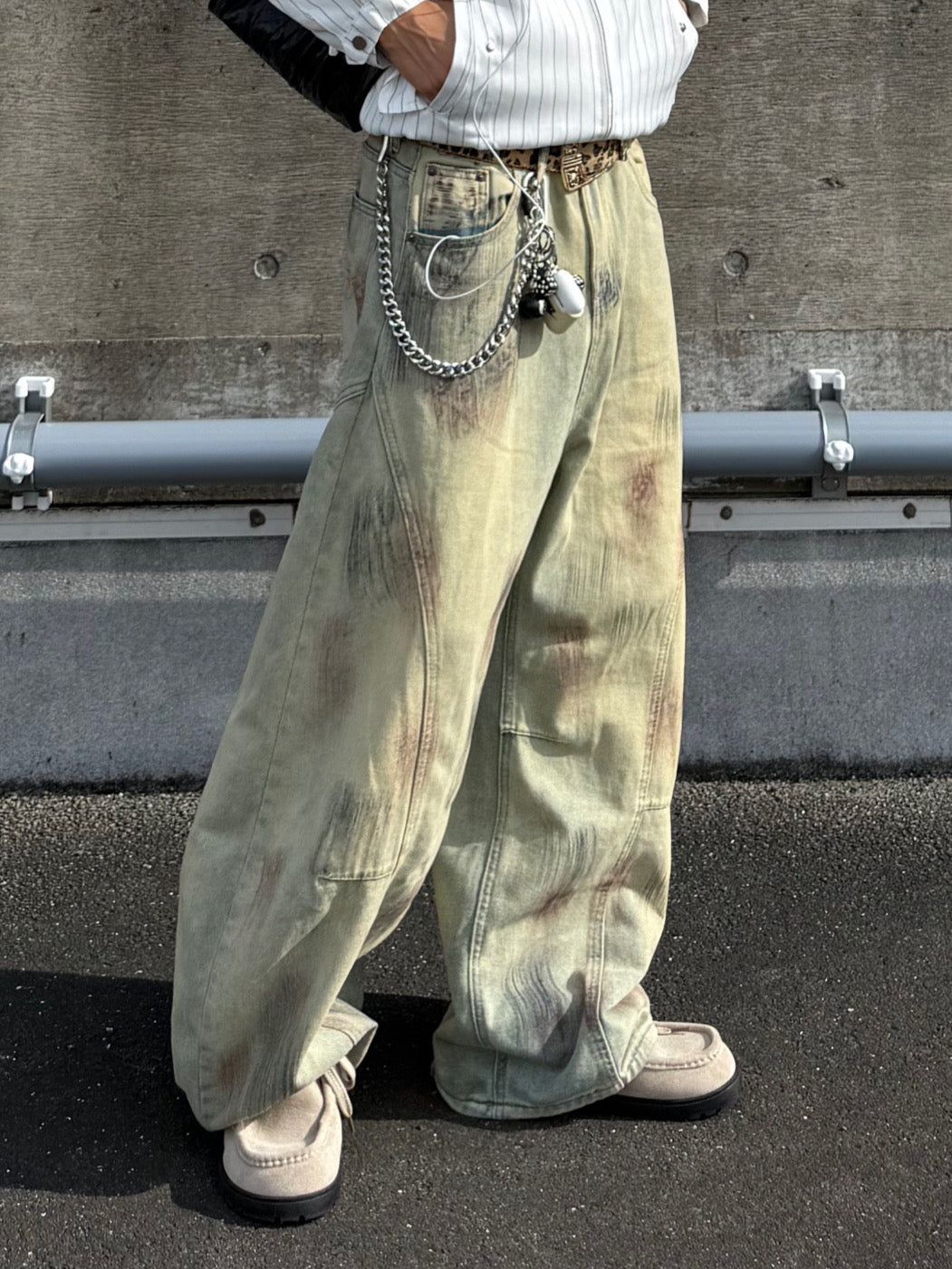 ダメージデザインデニムパンツ DPB90051