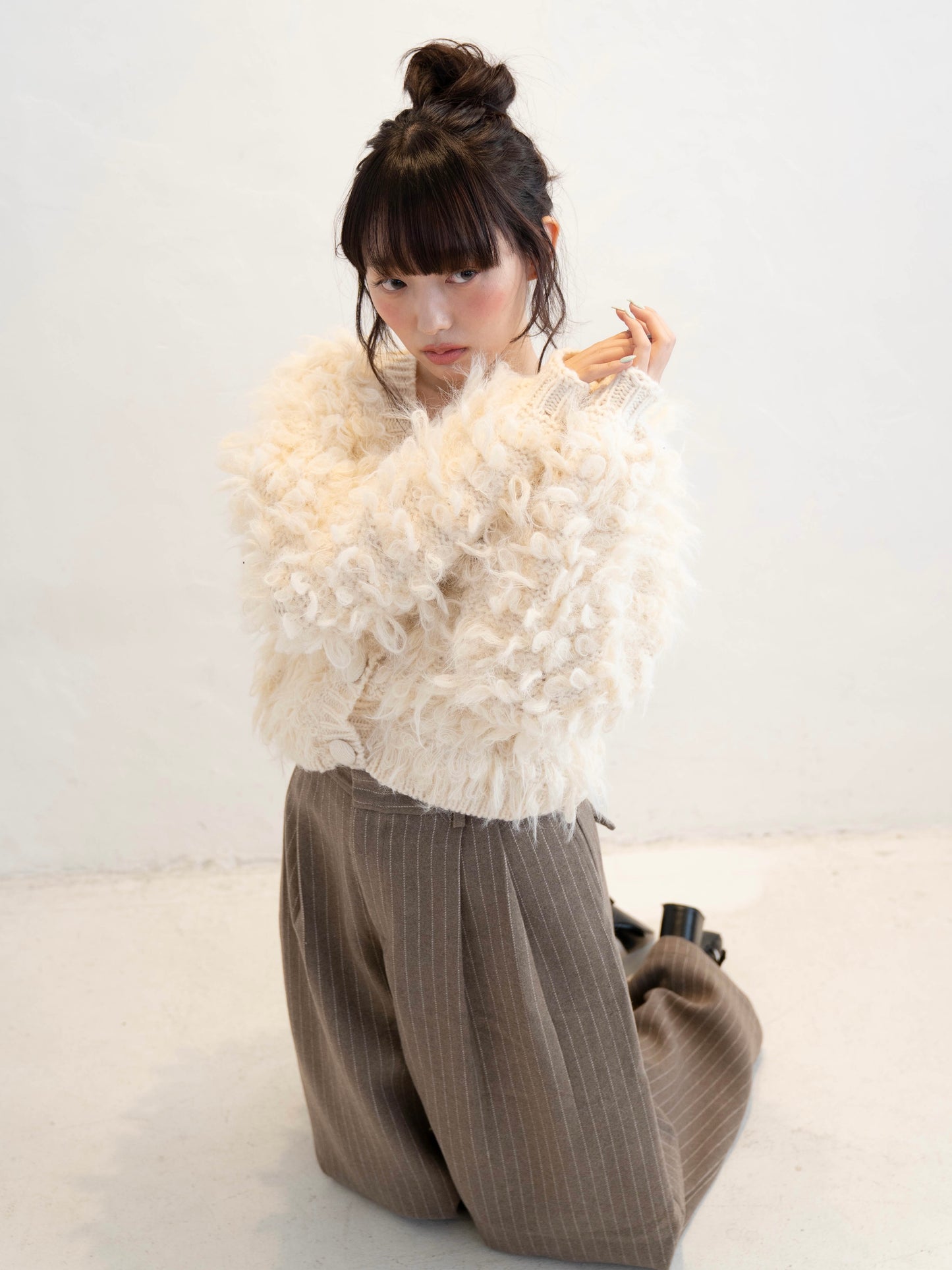 ループニットカーディガン DPC02006