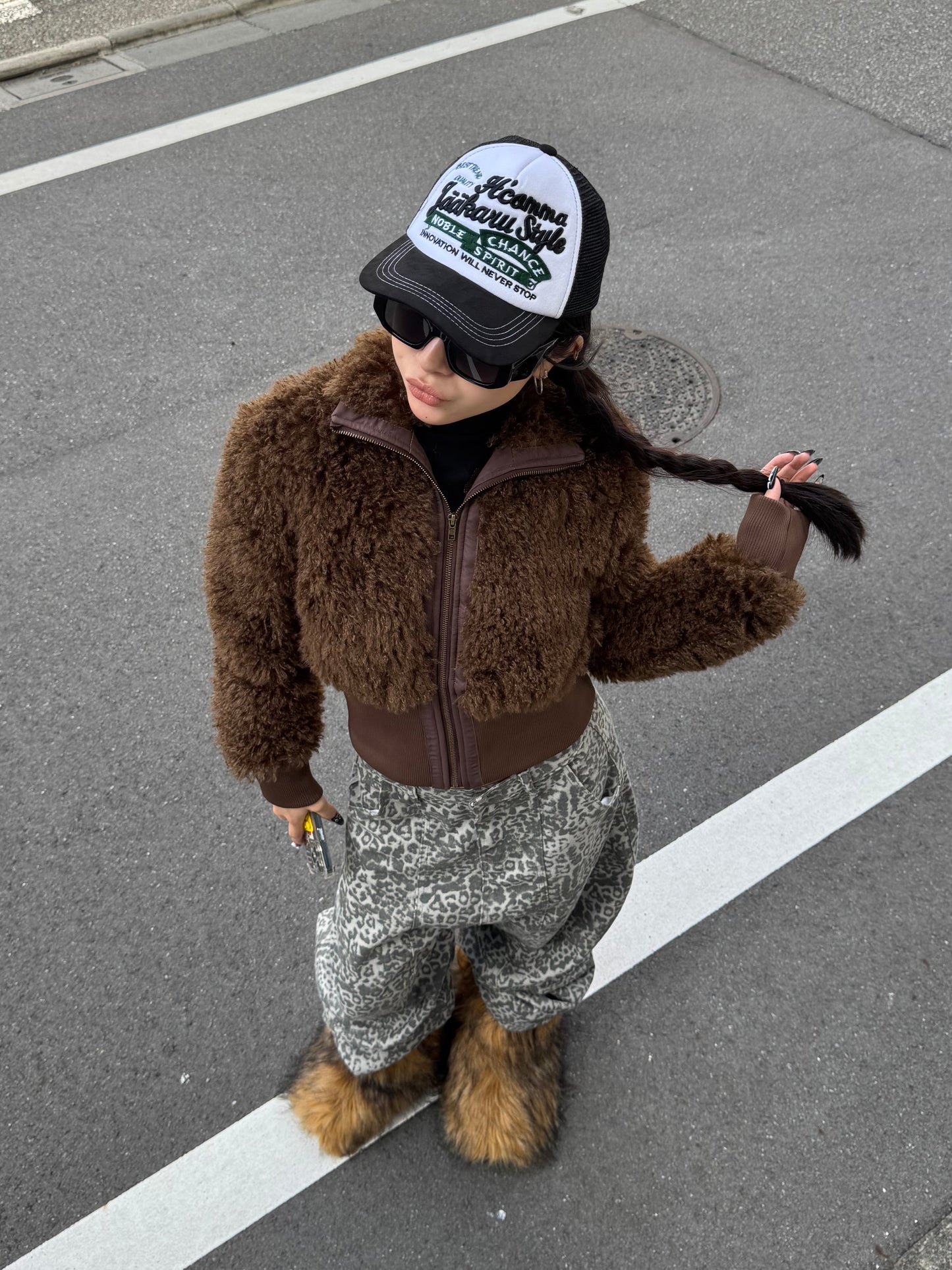 ウエストスリムファージャケット DPB86138