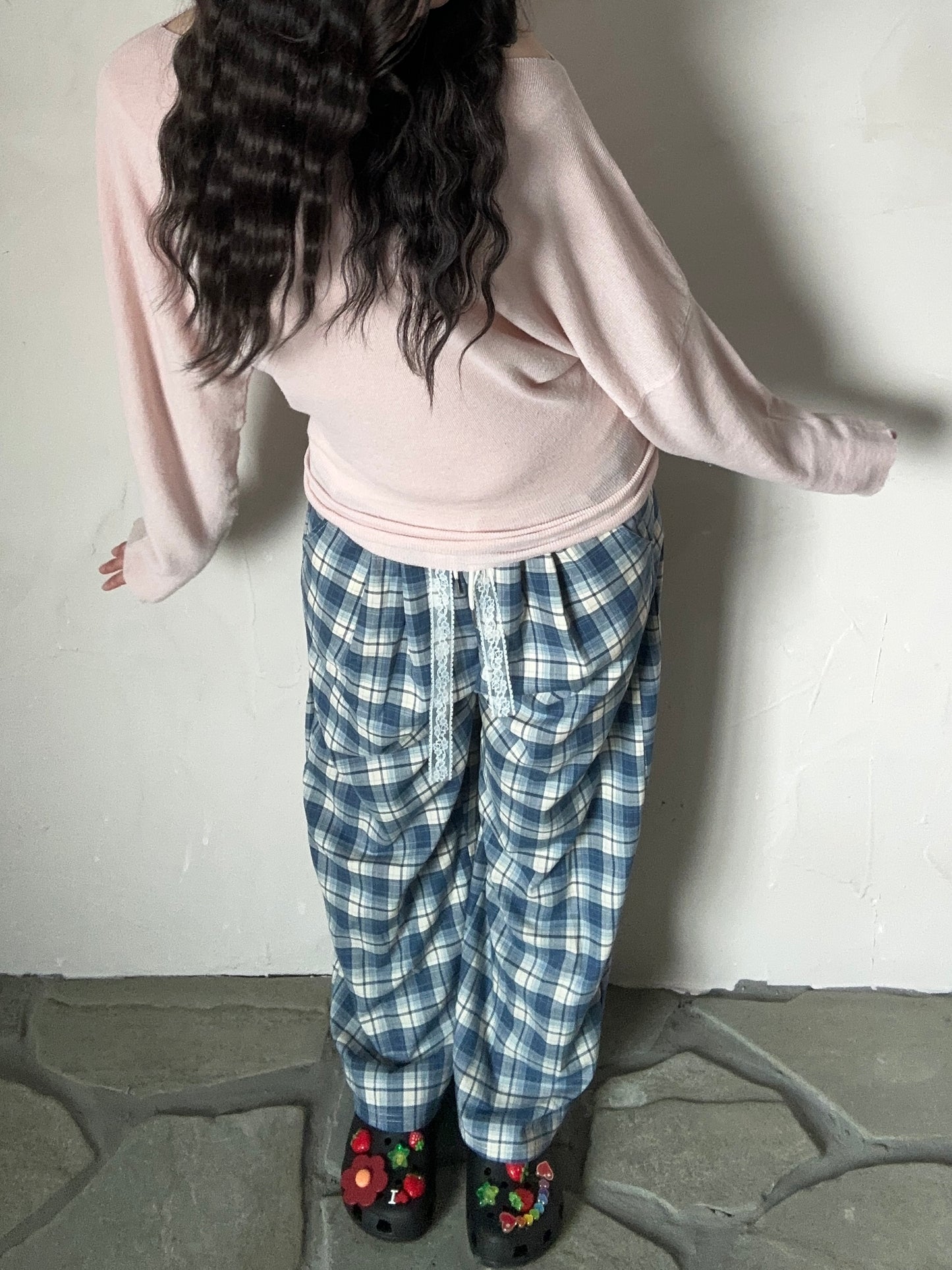 ピンクワンショルカットソー DPB95026