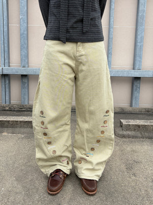 マルチボタンデザインワイドカーゴパンツ
 DPB99027