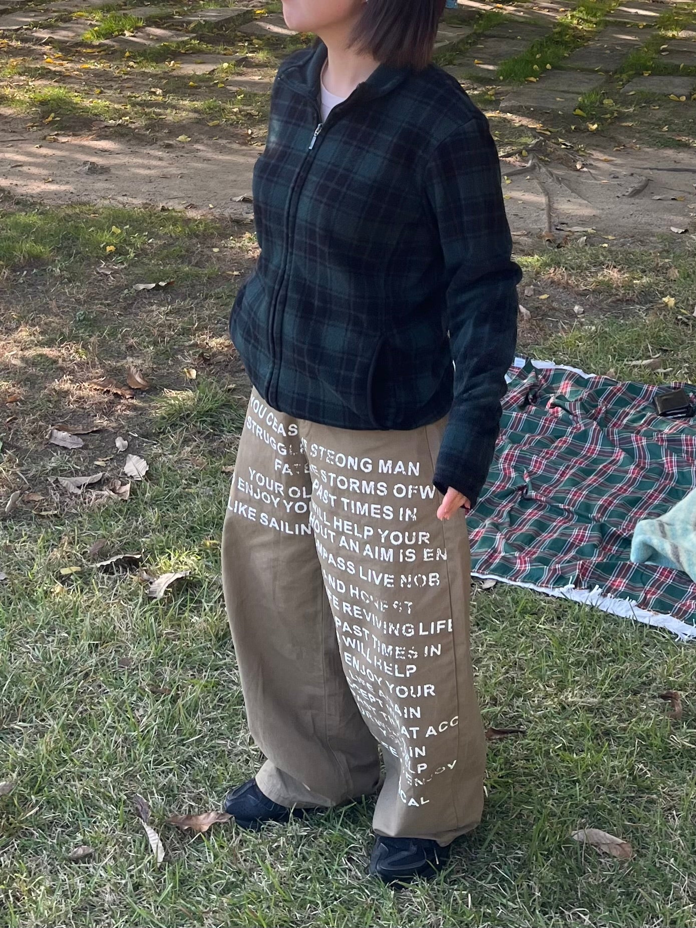 レタリングカーブパンツ DPB97035