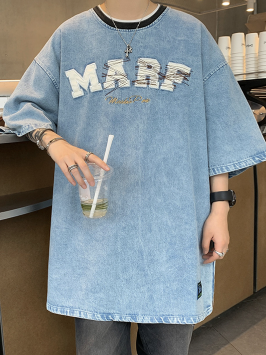 ウォッシュドデニムTシャツ SPA09022