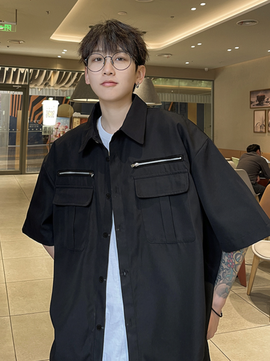 ダブルポケットジッパーシャツ SBA06016