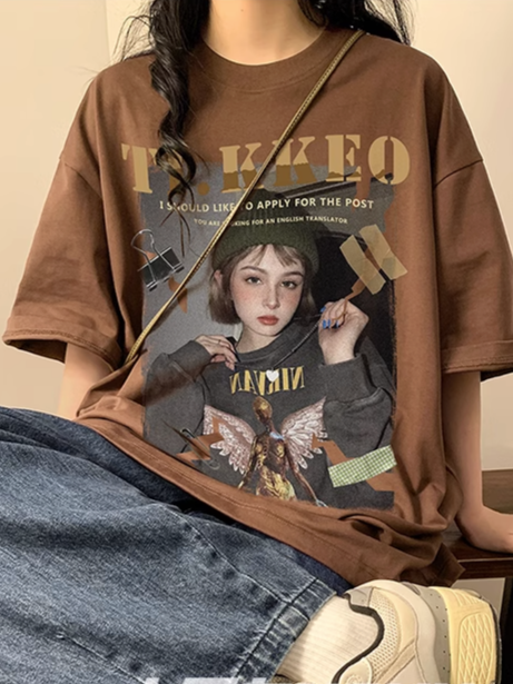 ガールプリントTシャツ DPB71213