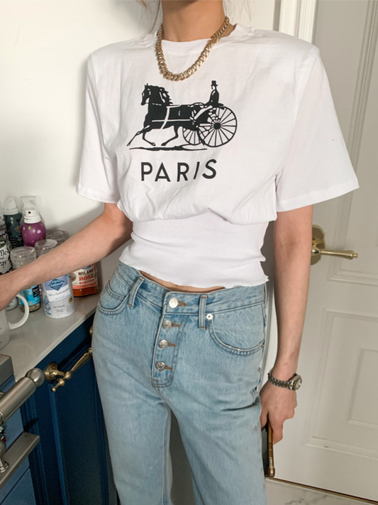 PARISデザインTシャツ CPA42009