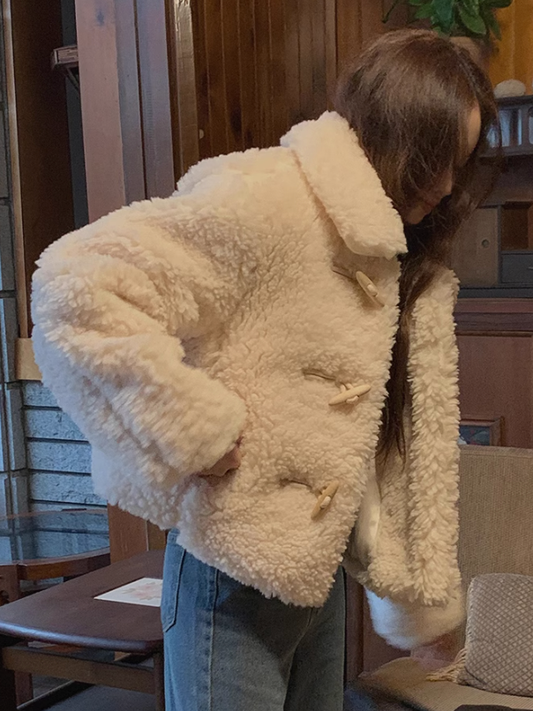 モコモコラムウールコート CPA42230