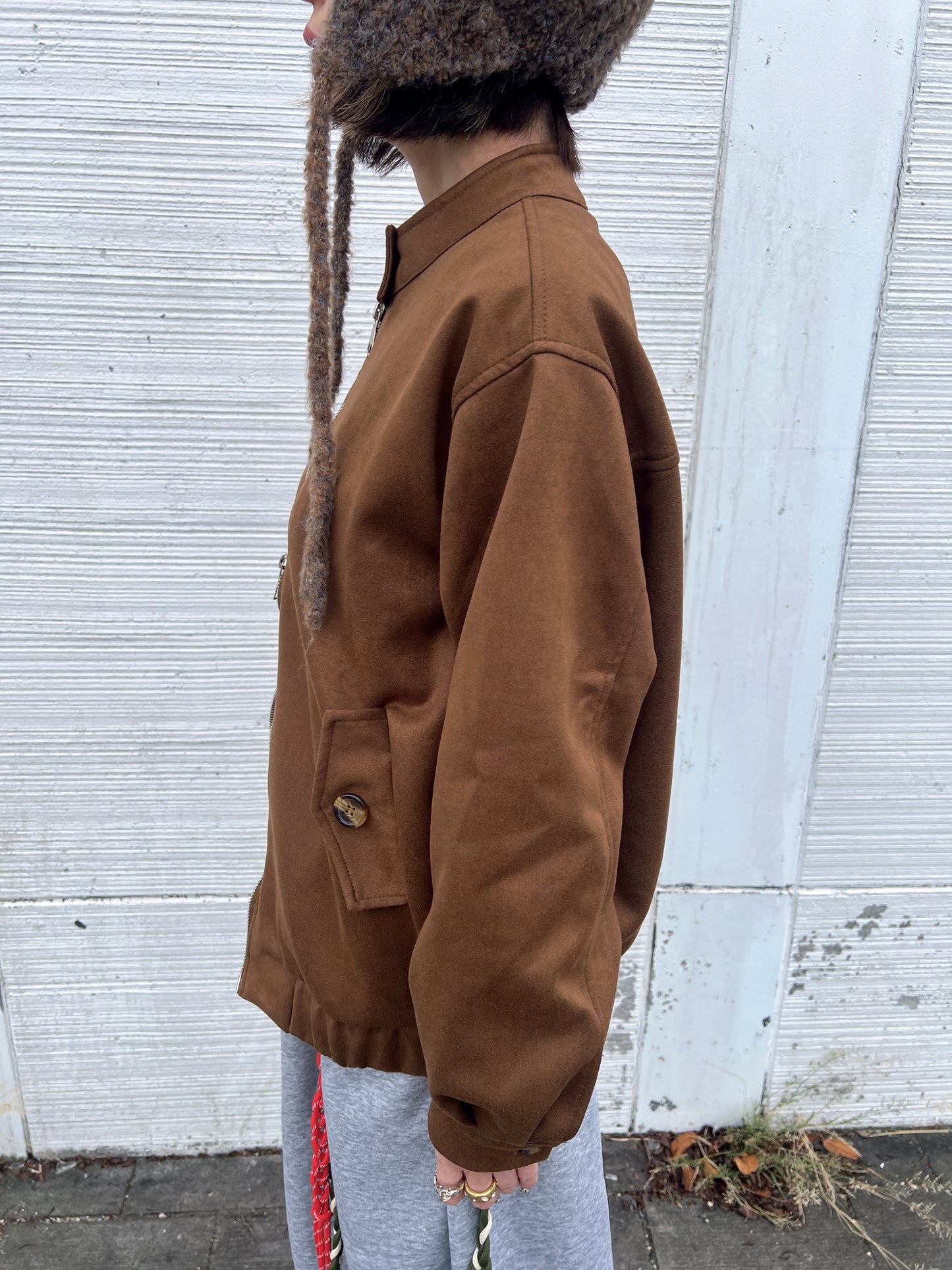 スウェードライクブルゾン DPB79212