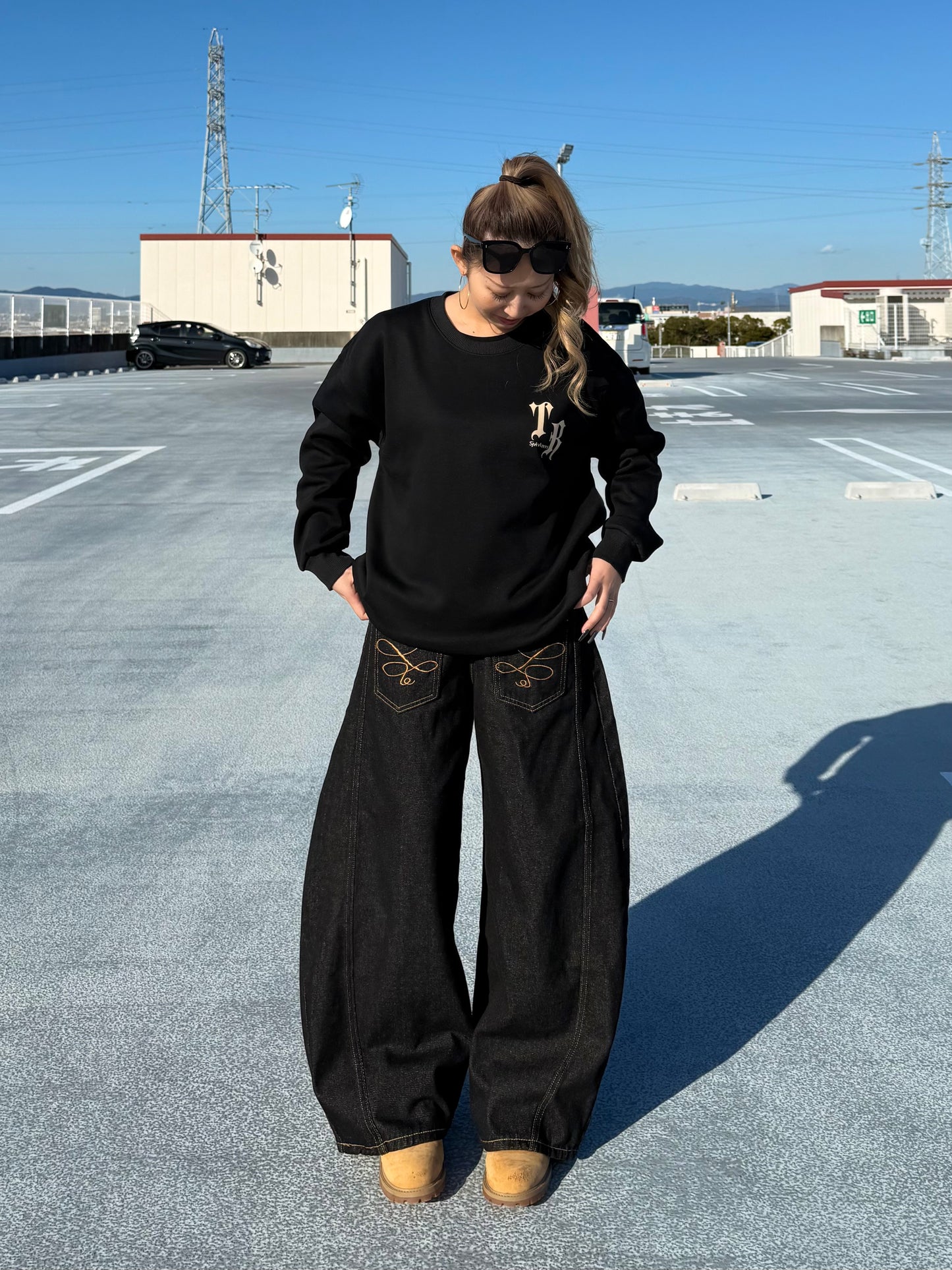 ユニセックスロゴスウェット DPB73563