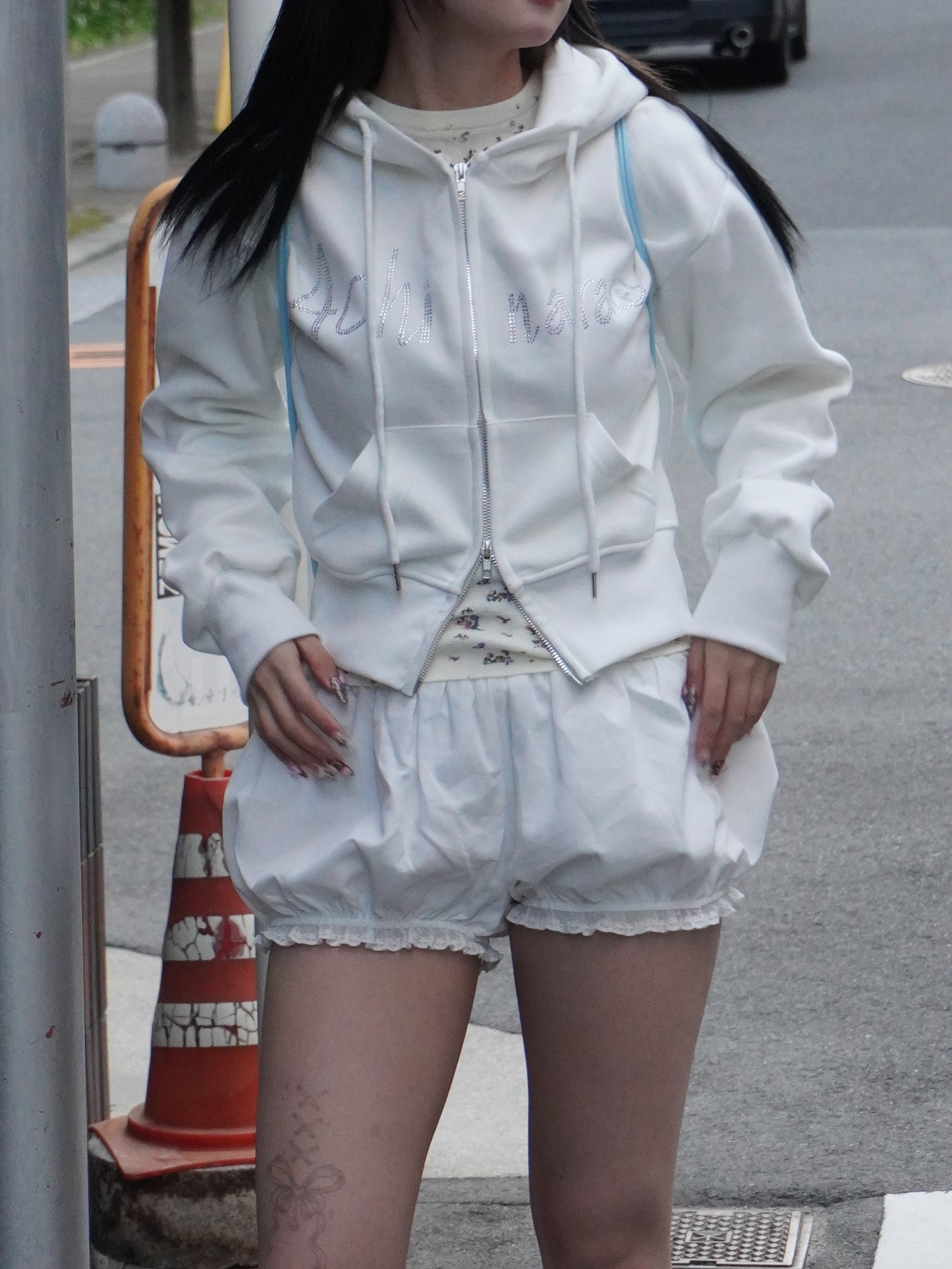 ストーンロゴダブルジップパーカー DPB85325