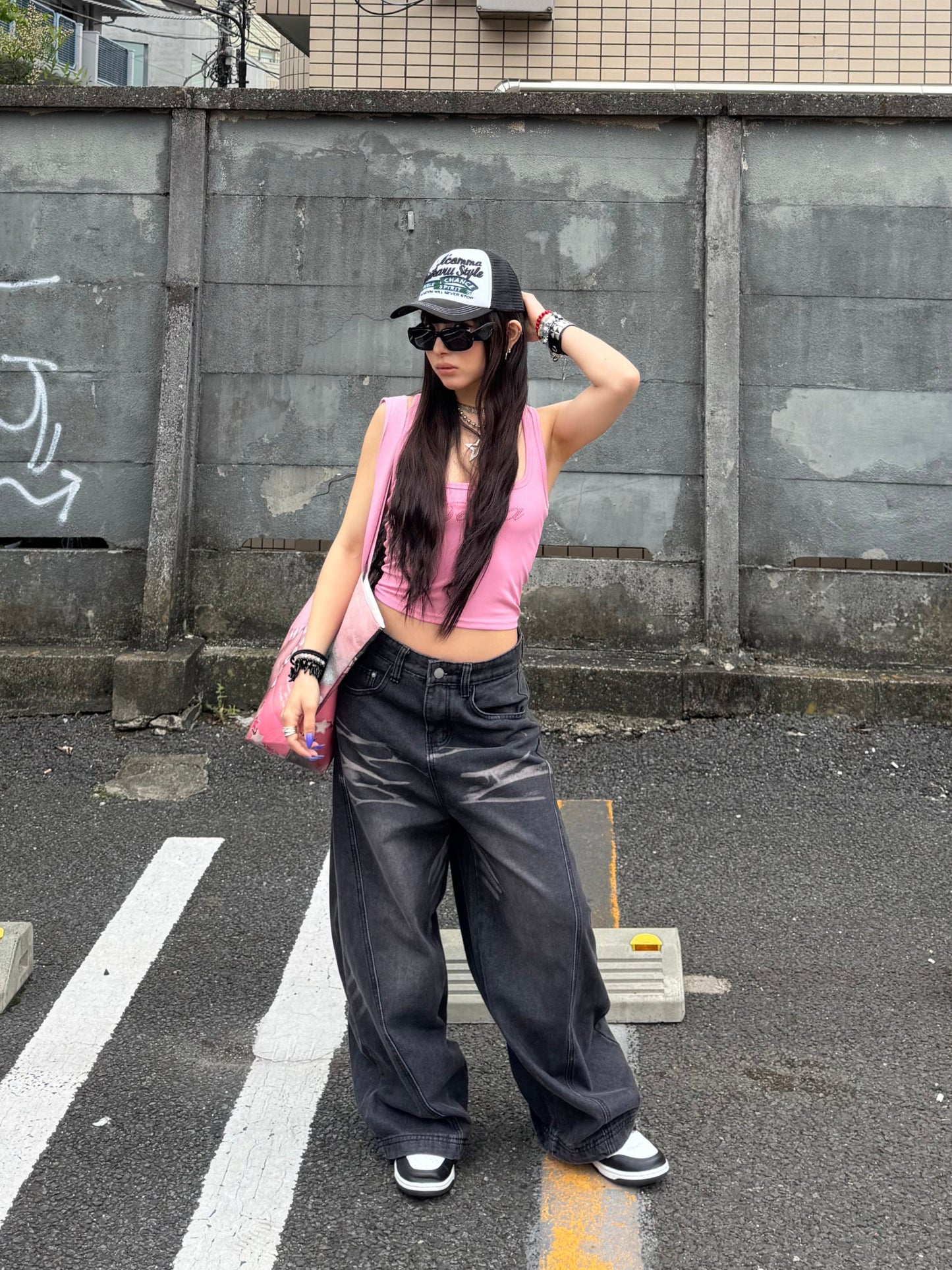 バルーンウォッシュドデニムパンツ DPB86055