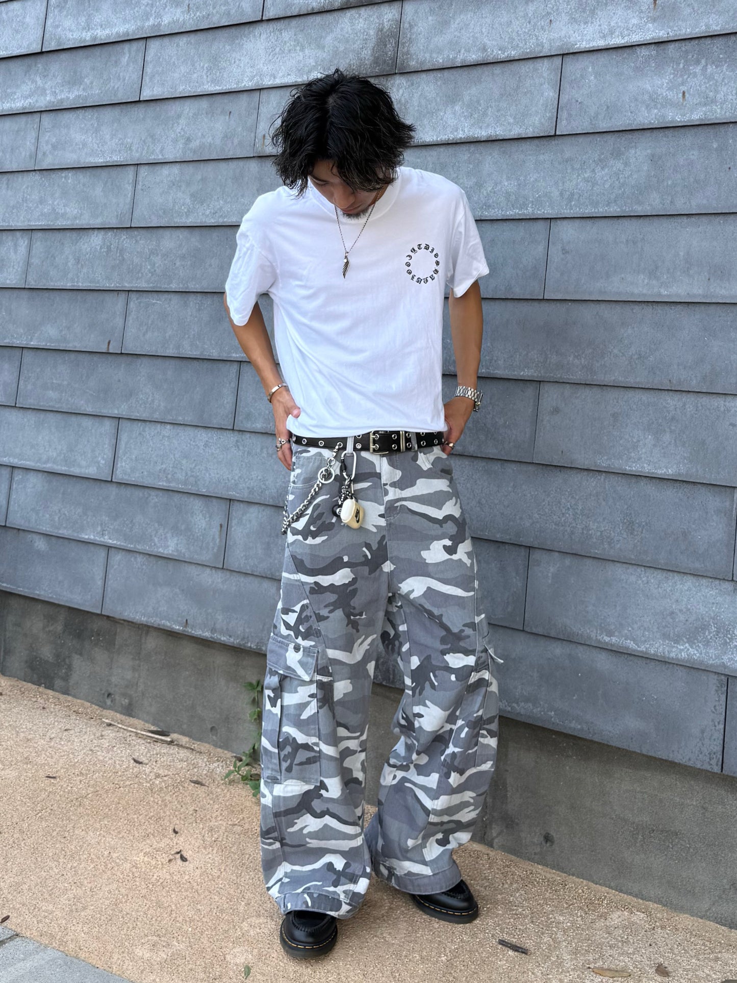 Kenshin_ダブルサークルロゴTシャツ DPB73407