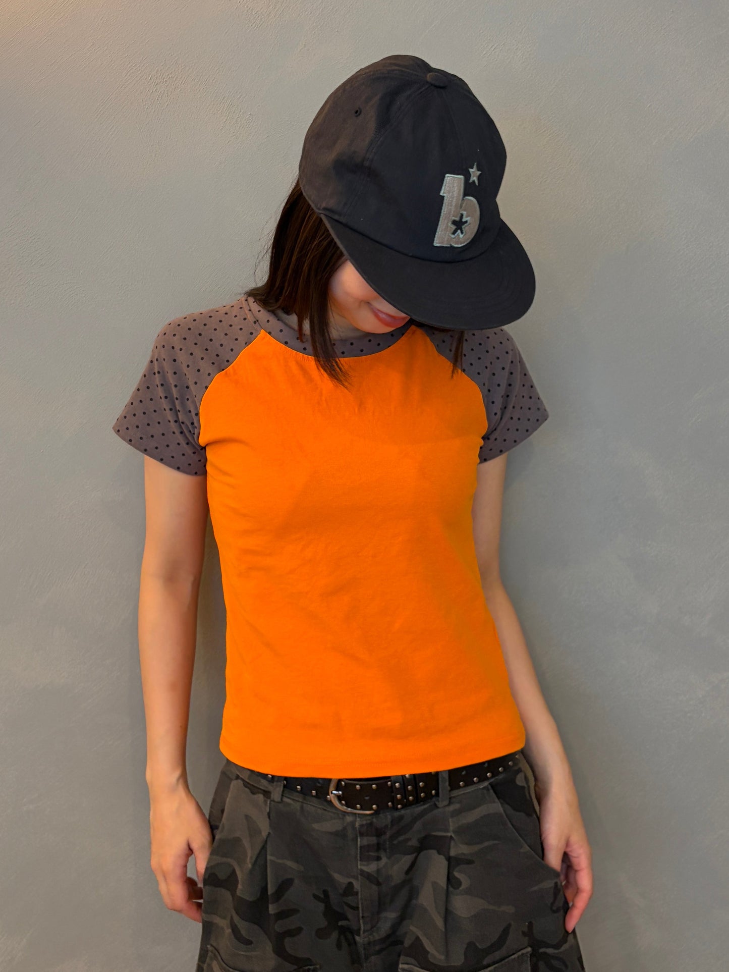 バイカラードットTシャツ DPB99135