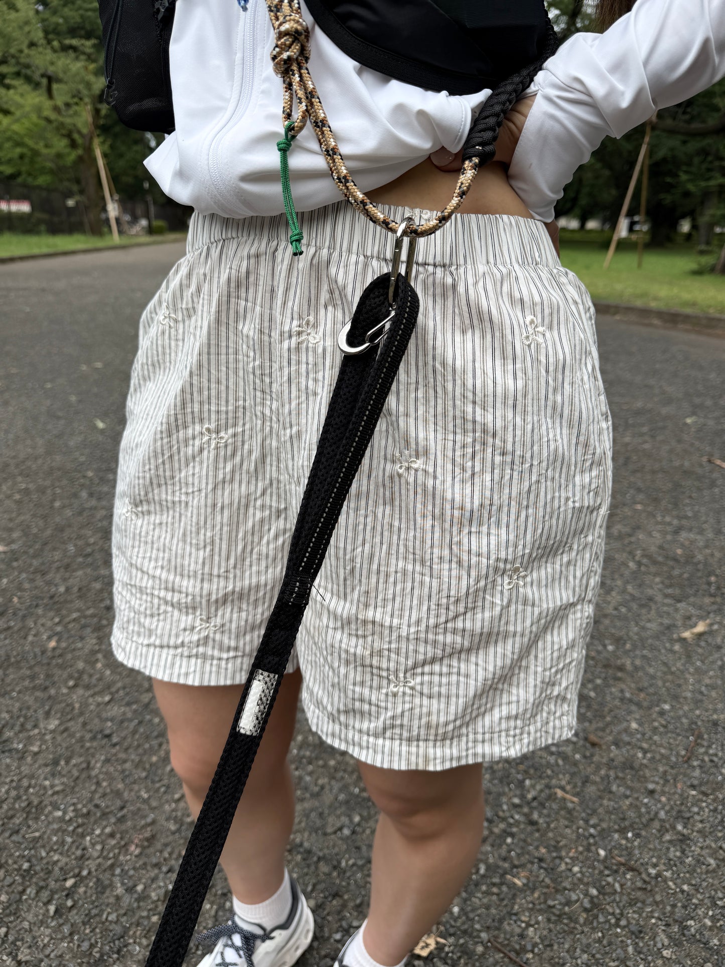 リボンストライプハーフパンツ DPB78291