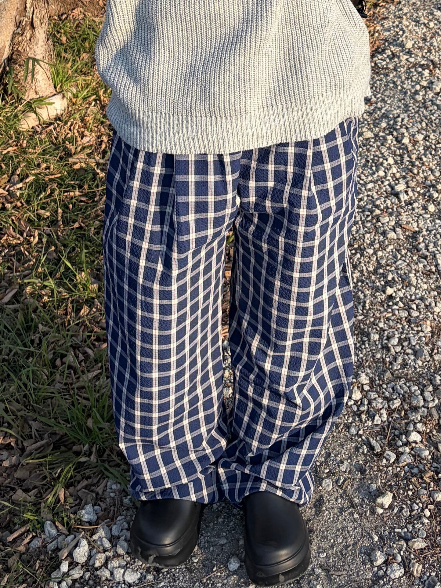 チェックバルーンパンツ DPB92106