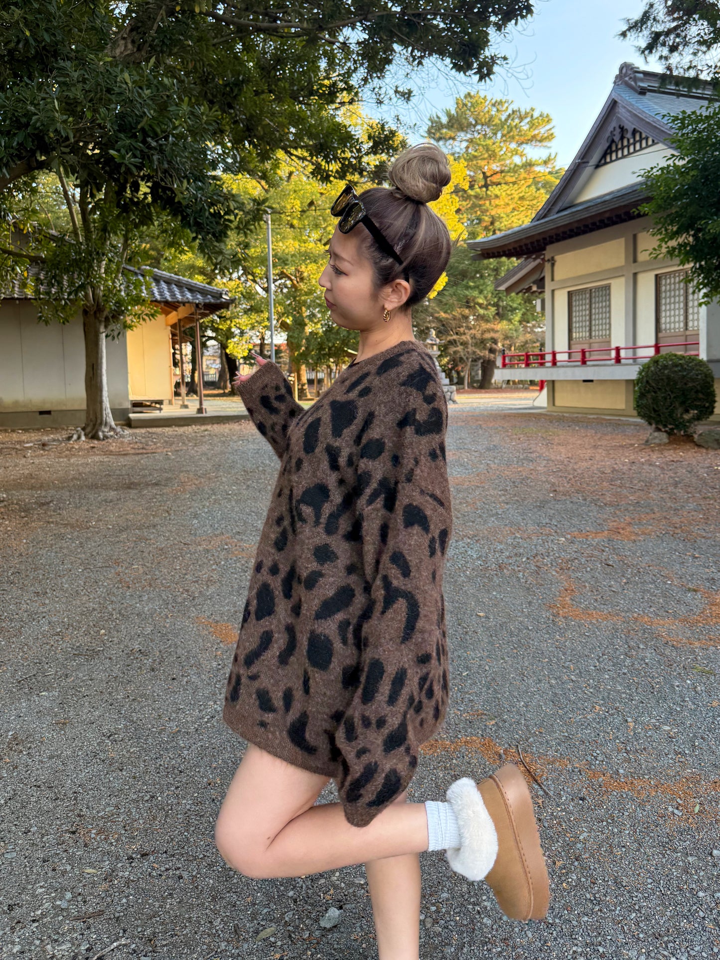 レオパードニットトップス DPB73525