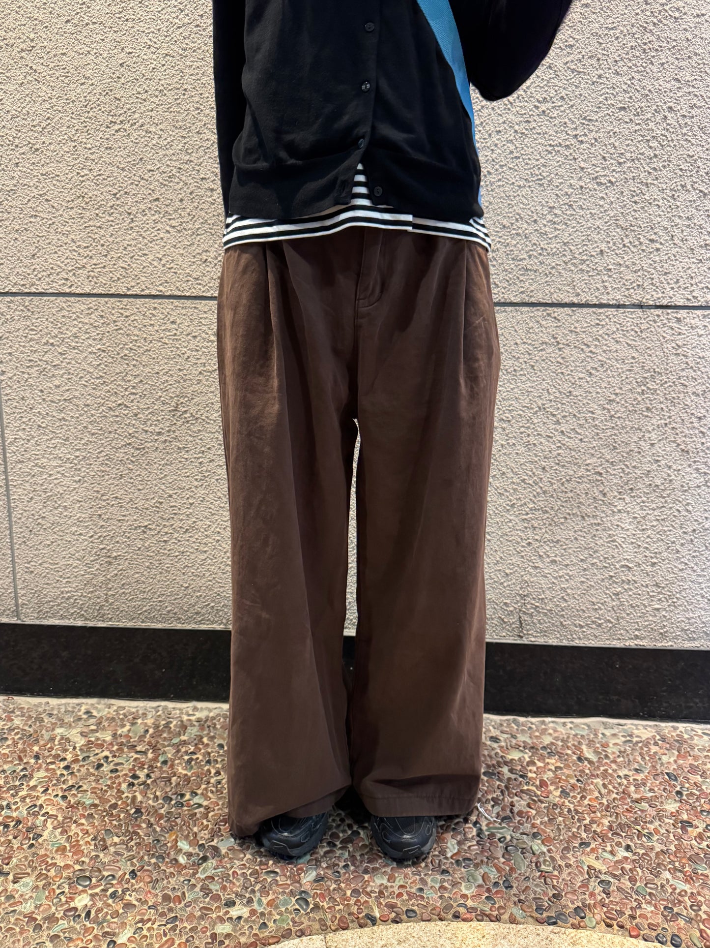 ブラウンワイドパンツ DPC07032