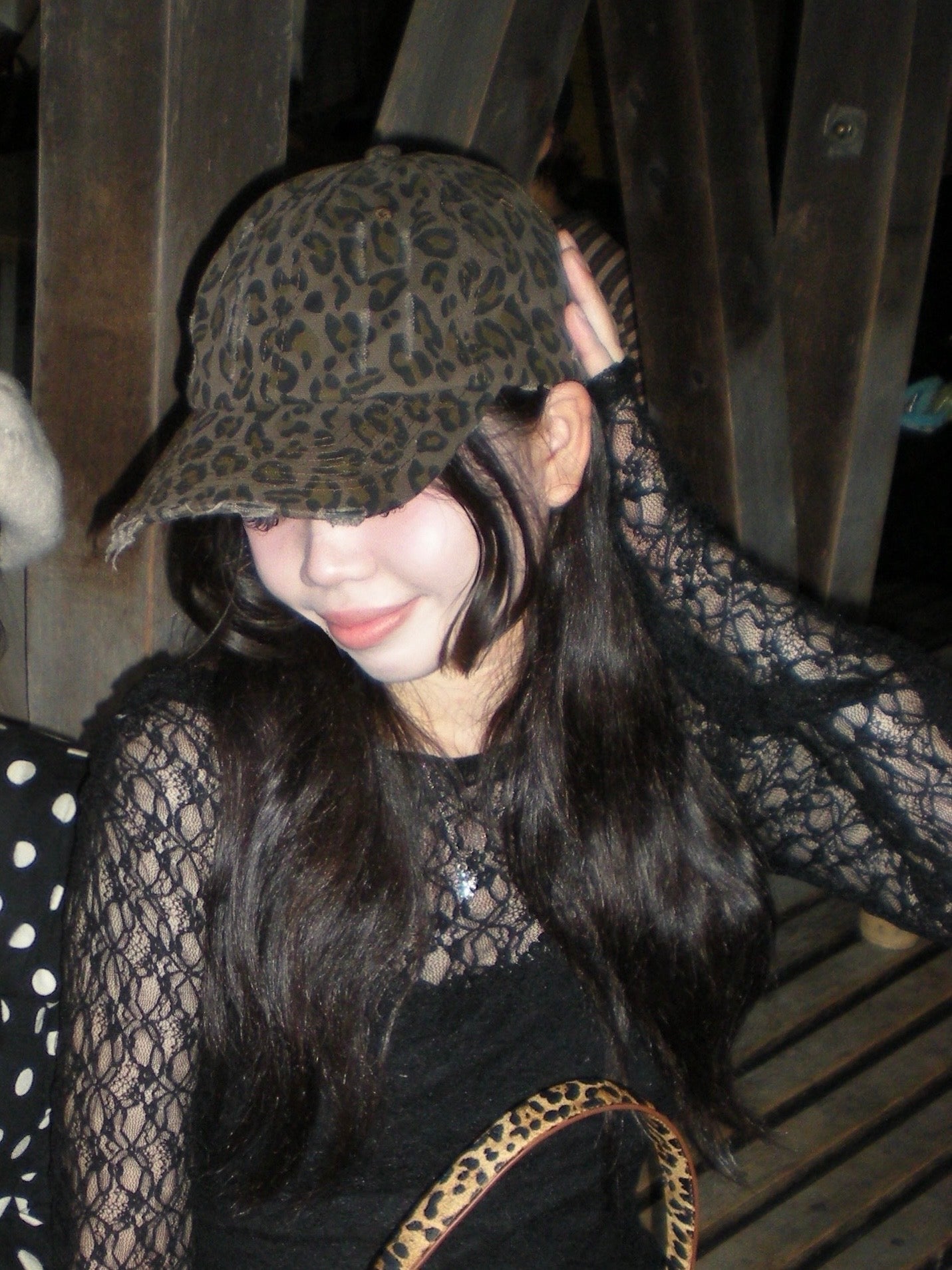 ダメージレオパードキャップ DPB95025