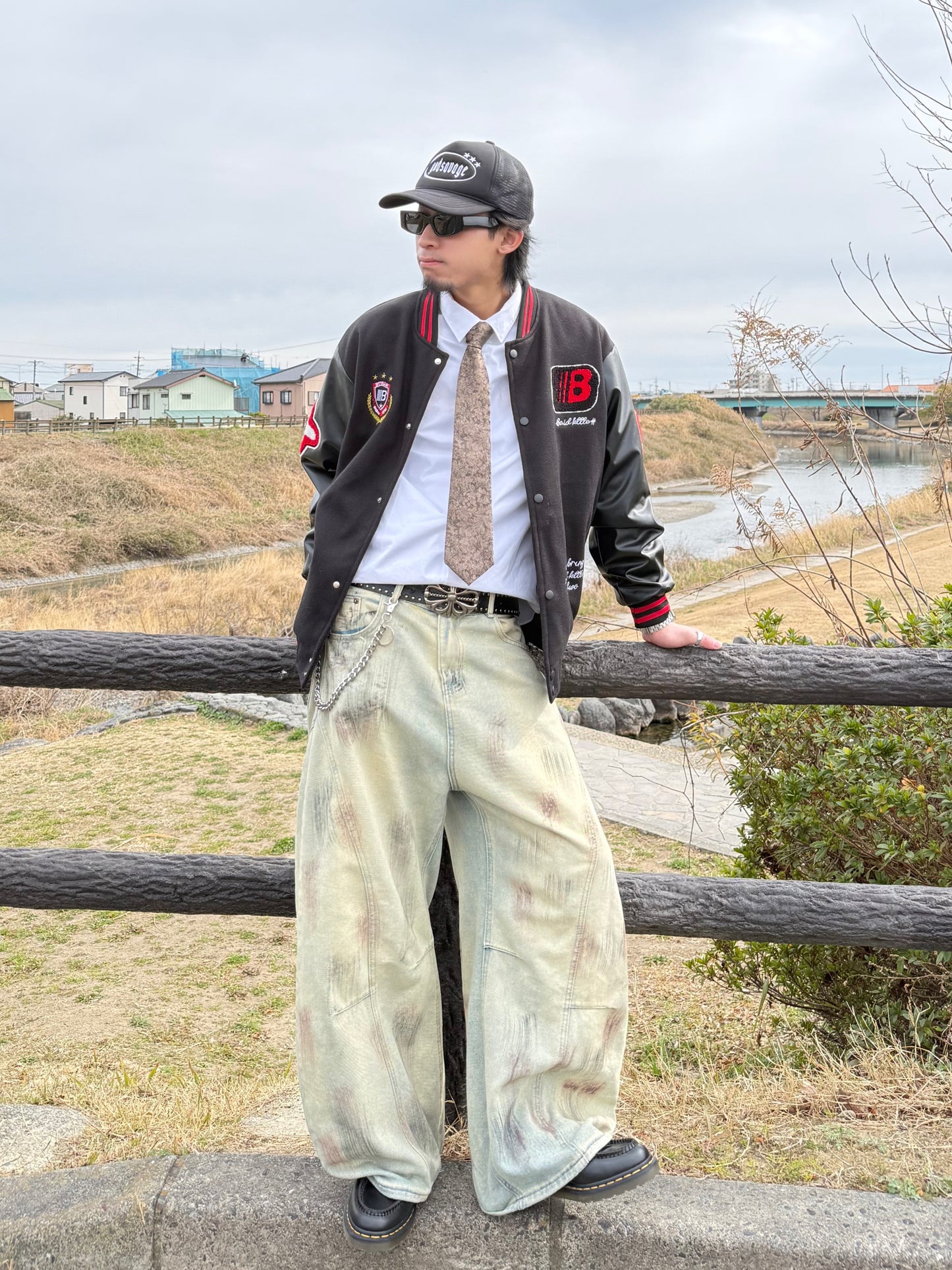 ダメージデザインデニムパンツ DPB90051