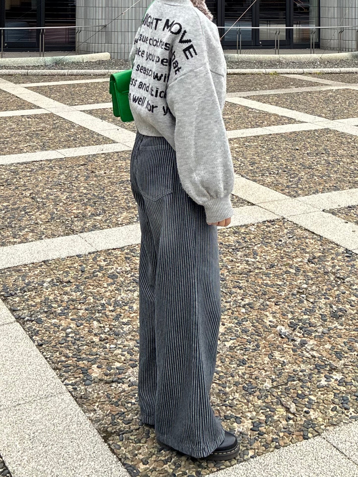 ストライプストレートパンツ DPA61445