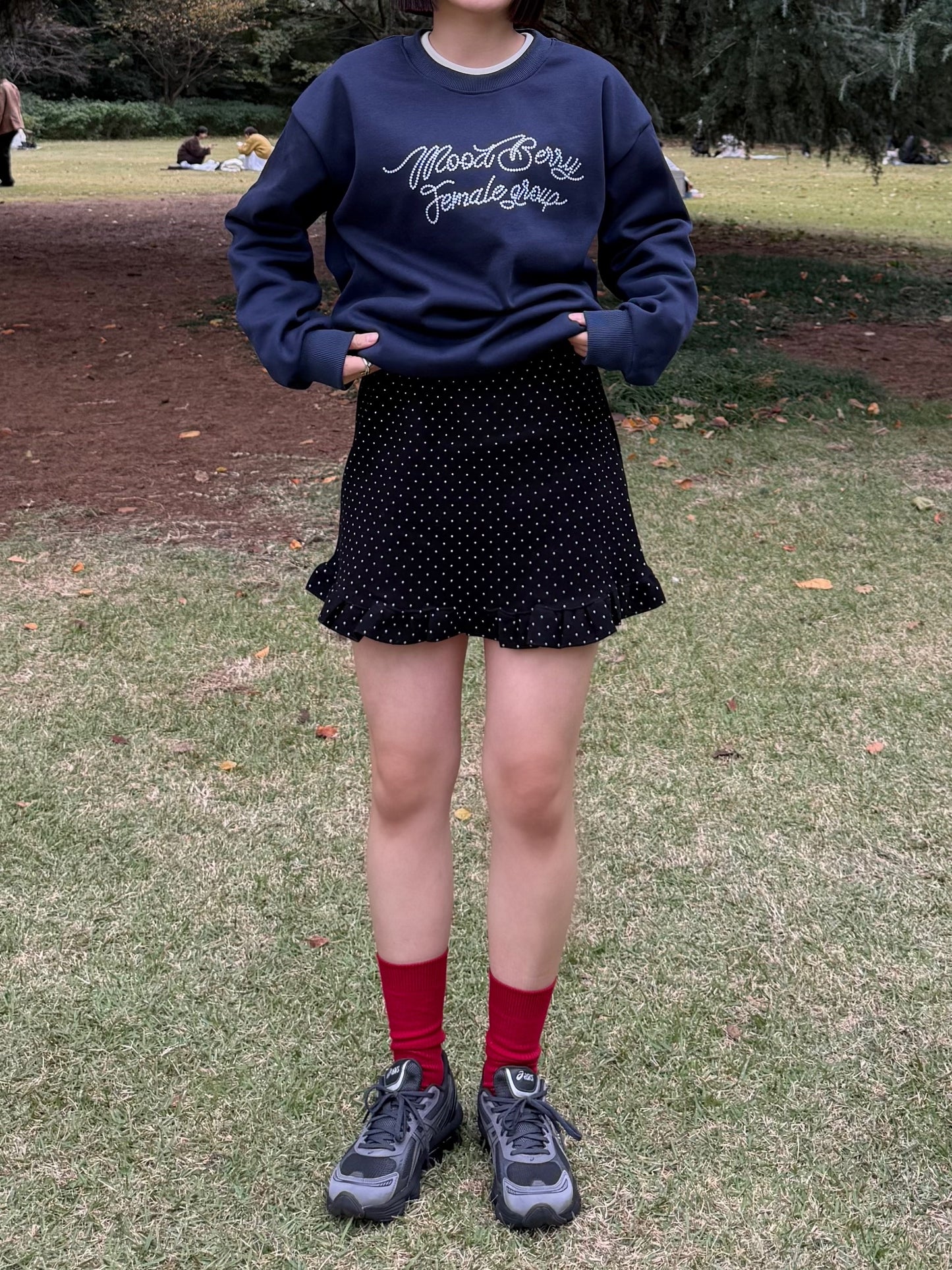 ドットミニフリルスカート DPB93041