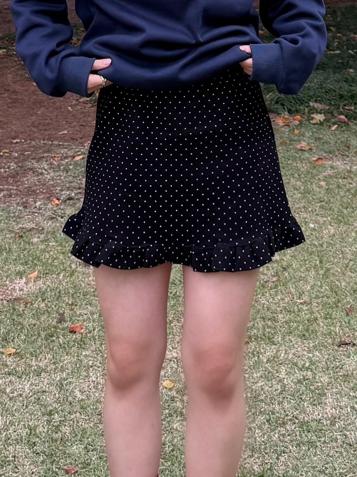 ドットミニフリルスカート DPB93041