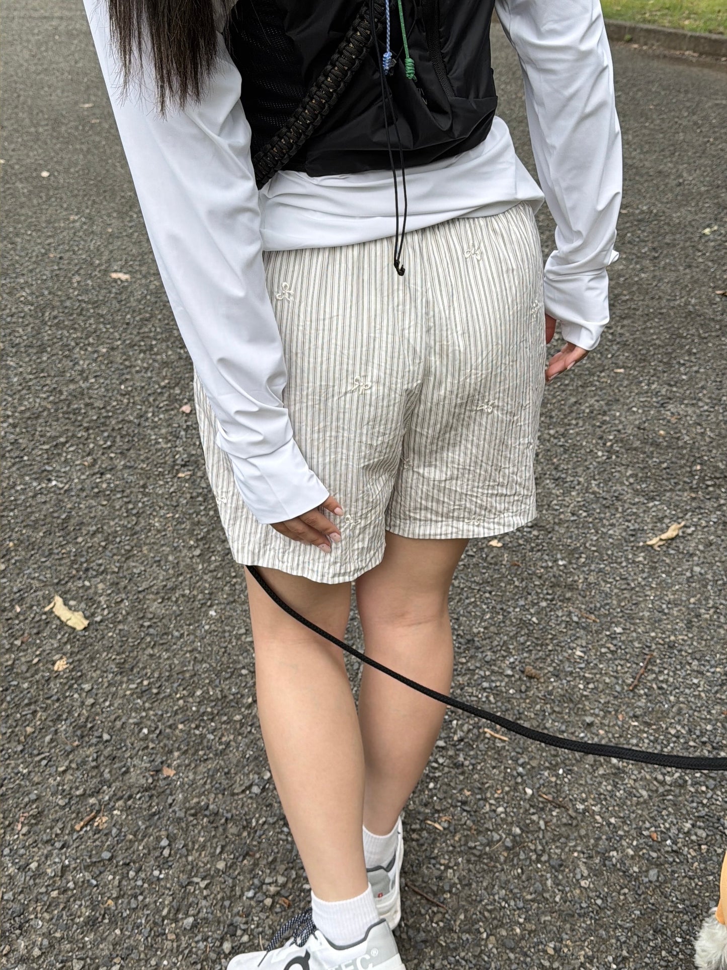 リボンストライプハーフパンツ DPB78291